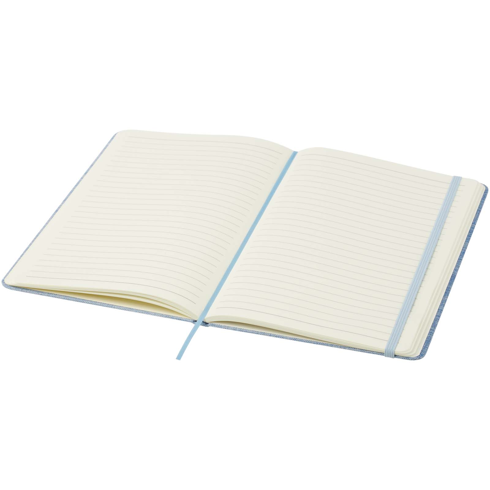 Ramona A5 Baumwoll Notizbuch hellblau