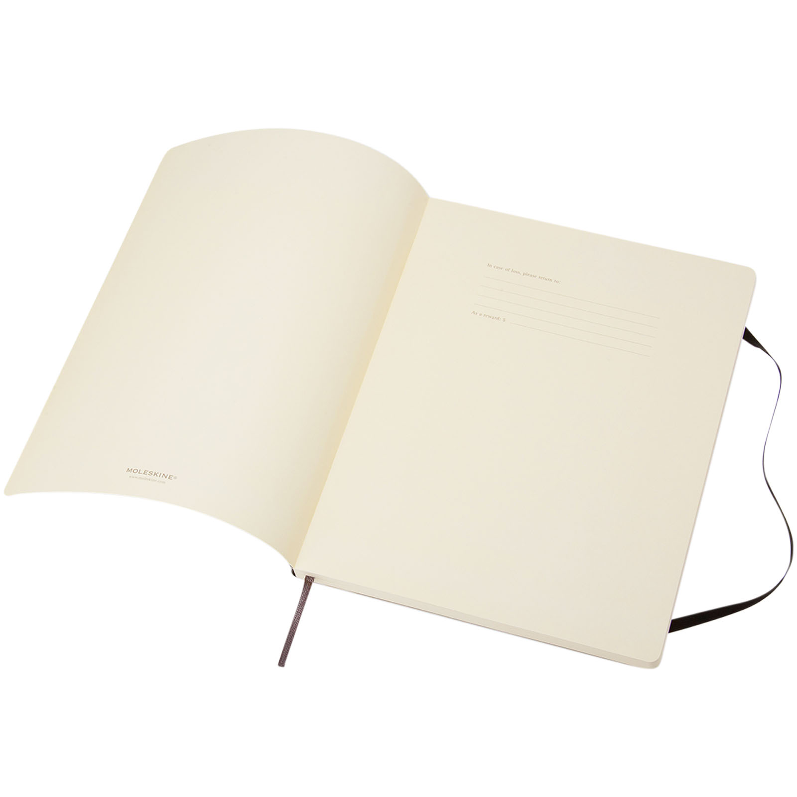 Classic Softcover Notizbuch XL – blanko schwarz