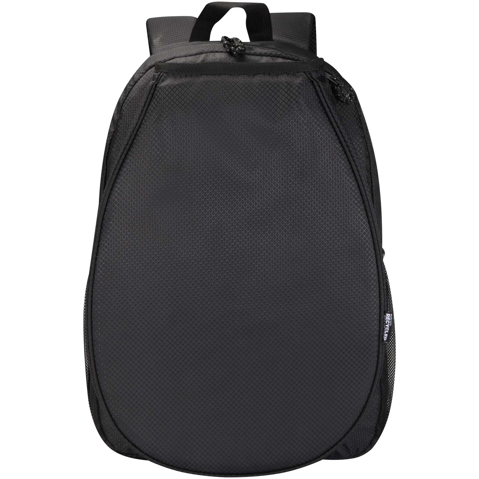 Varyon 15" GRS Padel-Rucksack aus recyceltem Material, 18 l schwarz