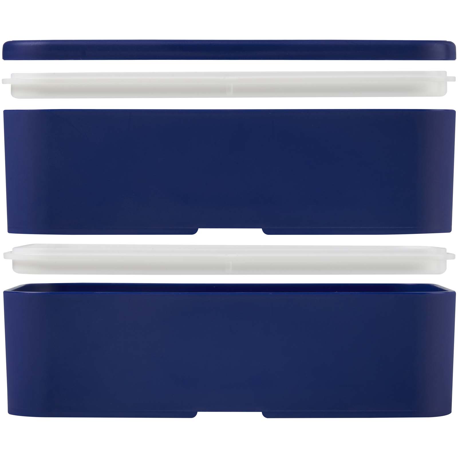 MIYO POP 700 + 700 ml doppelschichtige Lunchbox blau
