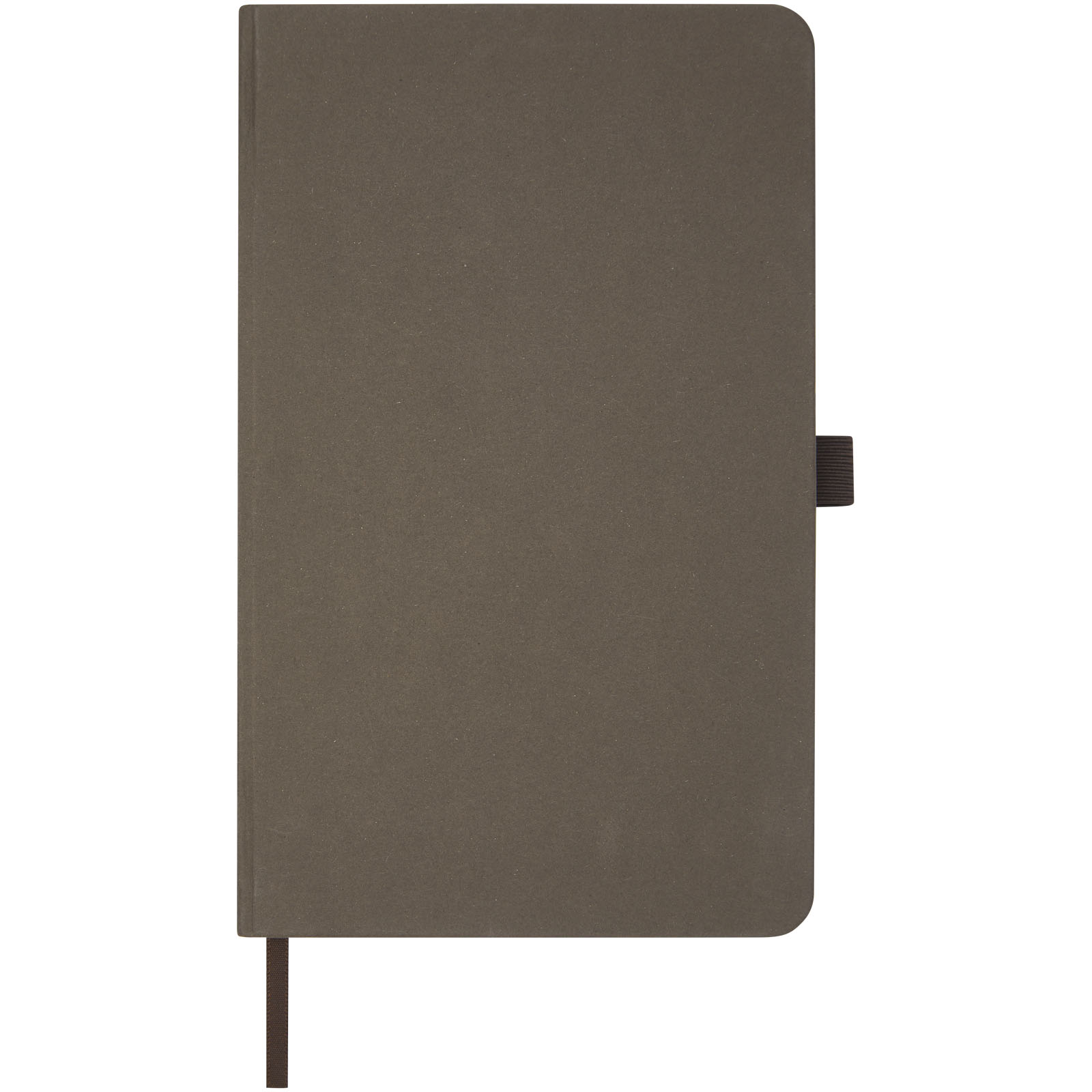 Fabianna Hardcover Notizbuch aus Crush-Papier kaffeebraun