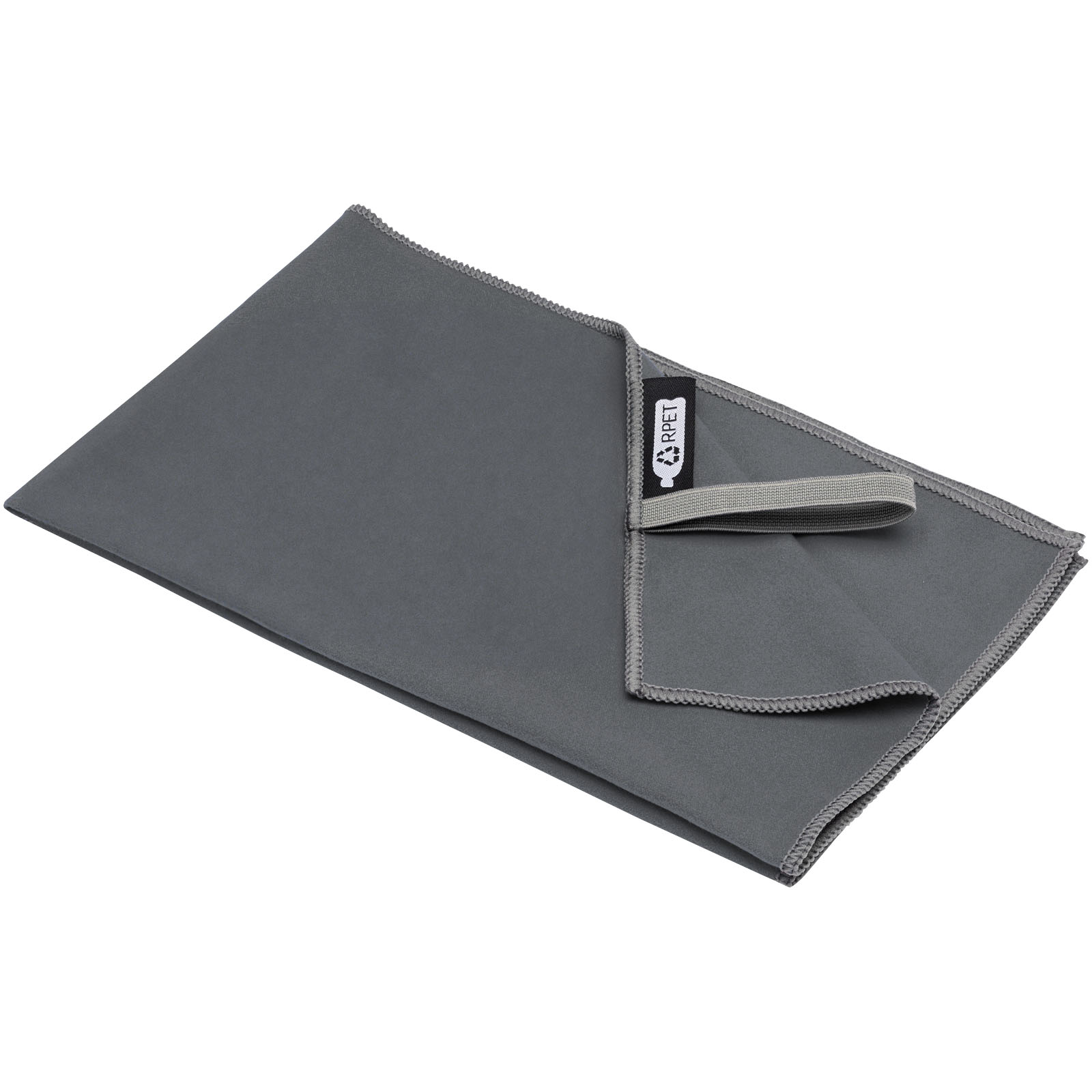 Pieter ultraleichtes und schnell trocknendes GRS Handtuch 30 × 50 cm grau