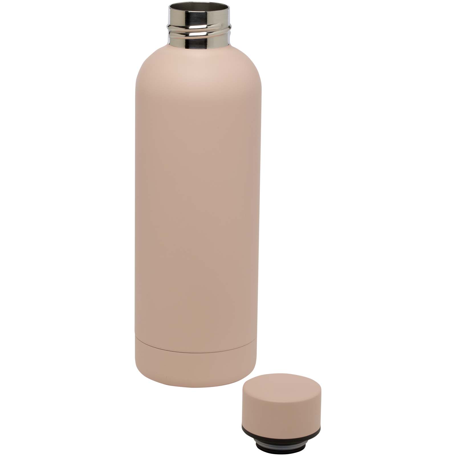 Spring 500 ml RCS-zertifizierte Kupfer-Vakuum Isolierflasche aus recyceltem Edelstahl zartes rosé