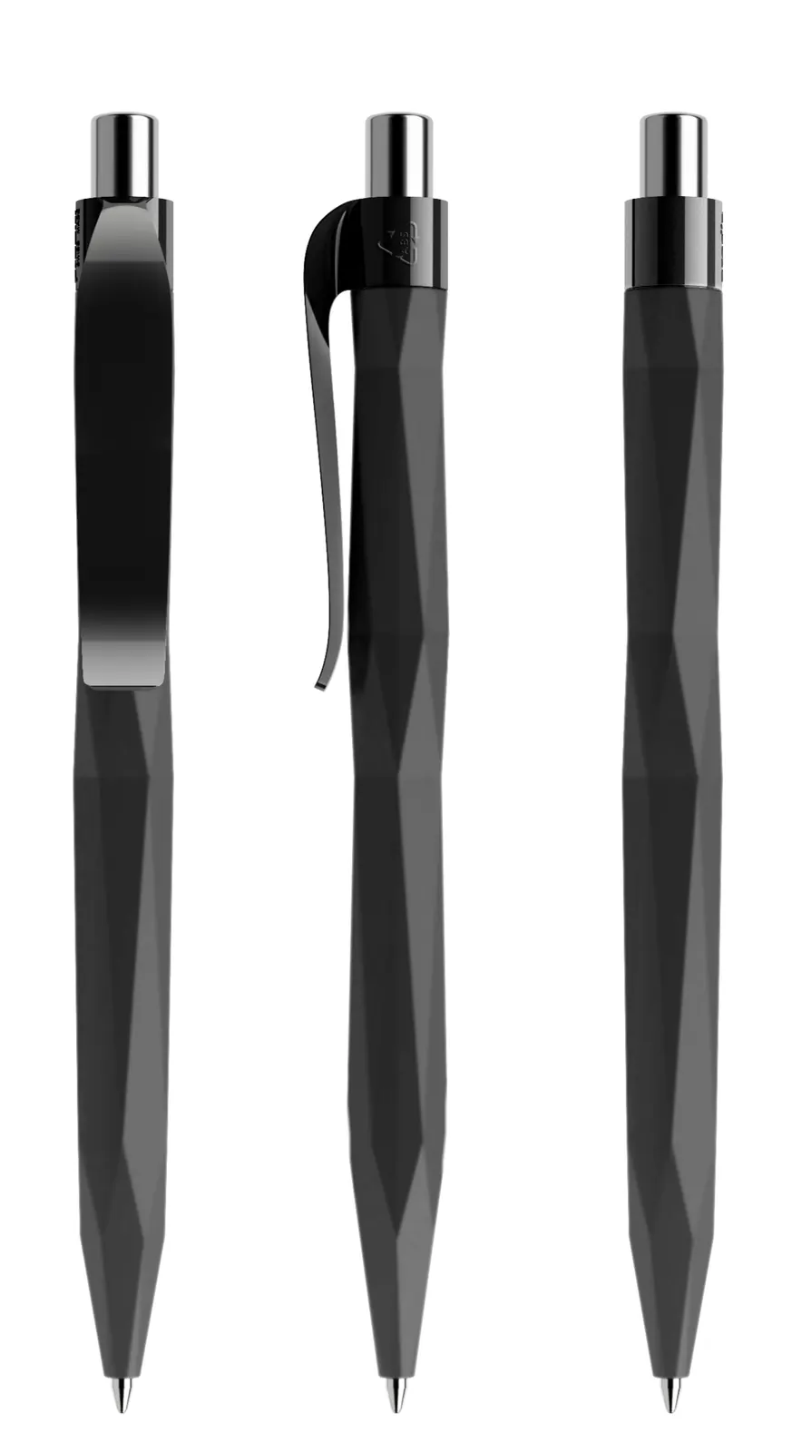 prodir QS20 Soft Touch PRP Push Kugelschreiber, Chrom-Finish