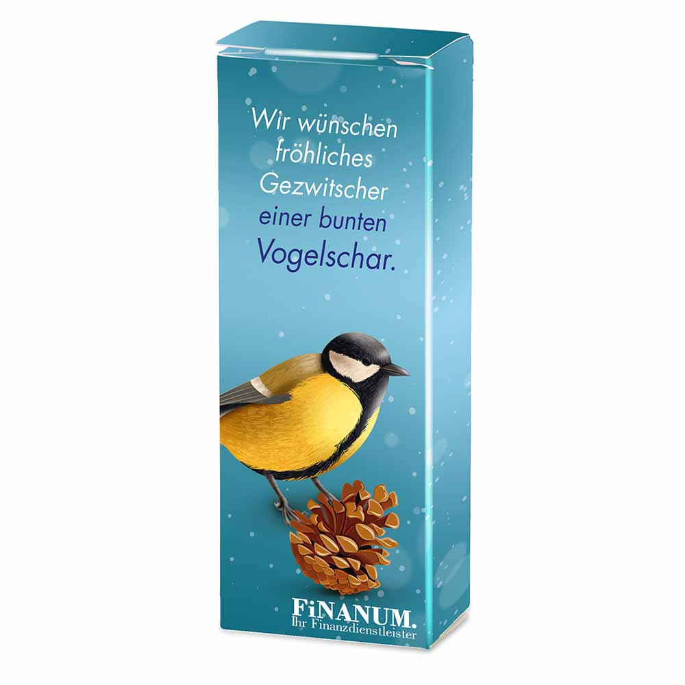 Vogelfutter-Box - Weihnachten - mit Digitaldruck