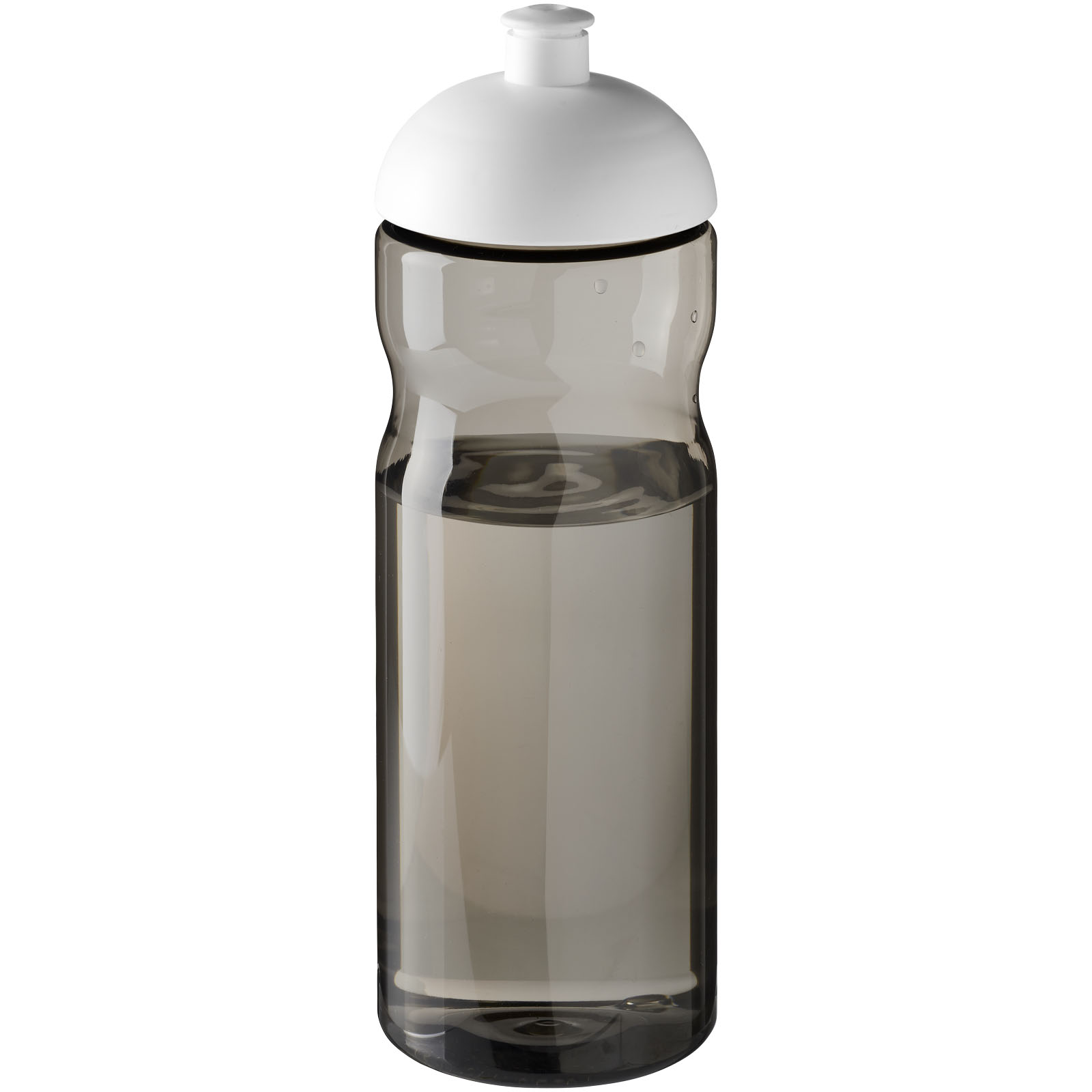 H2O Active® Eco Base 650 ml Sportflasche mit Stülpdeckel kohle, weiss