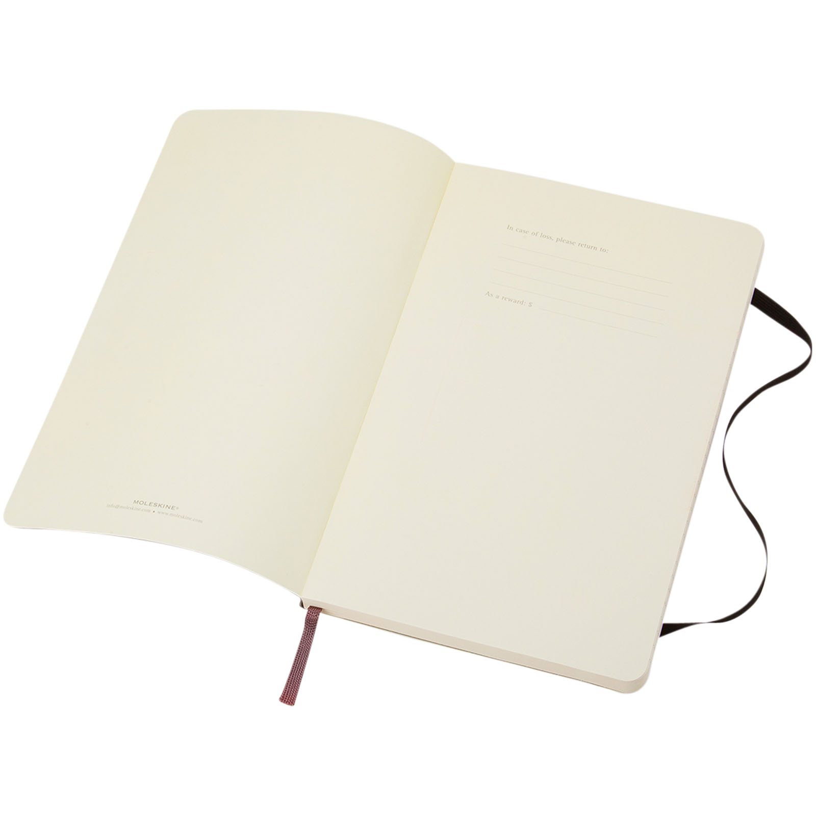 Moleskine Classic Softcover Notizbuch Taschenformat – liniert schwarz