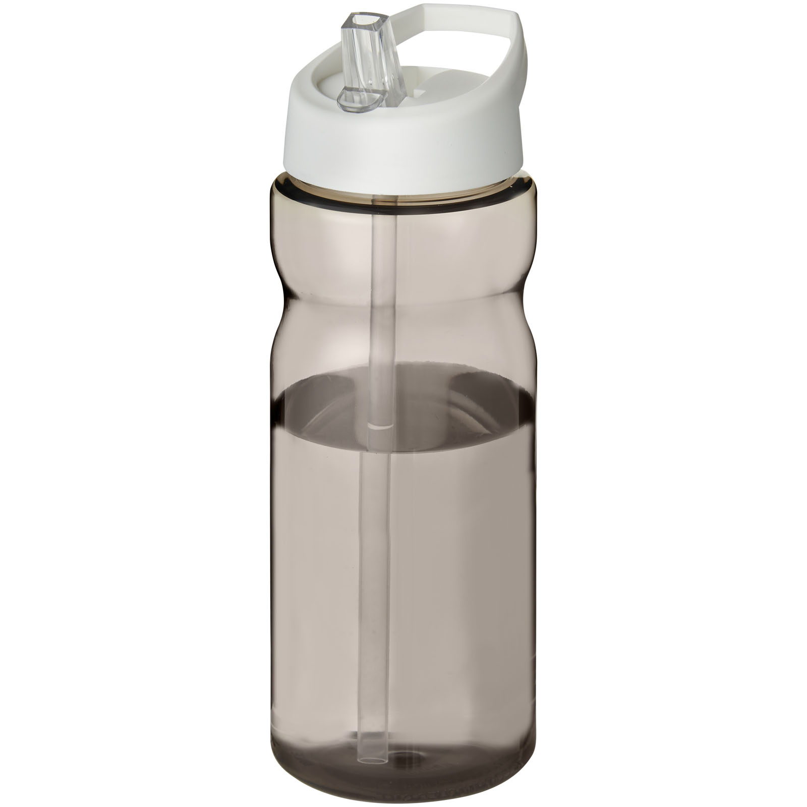 H2O Active® Base Tritan™ 650 ml Sportflasche mit Ausgussdeckel kohle, weiss