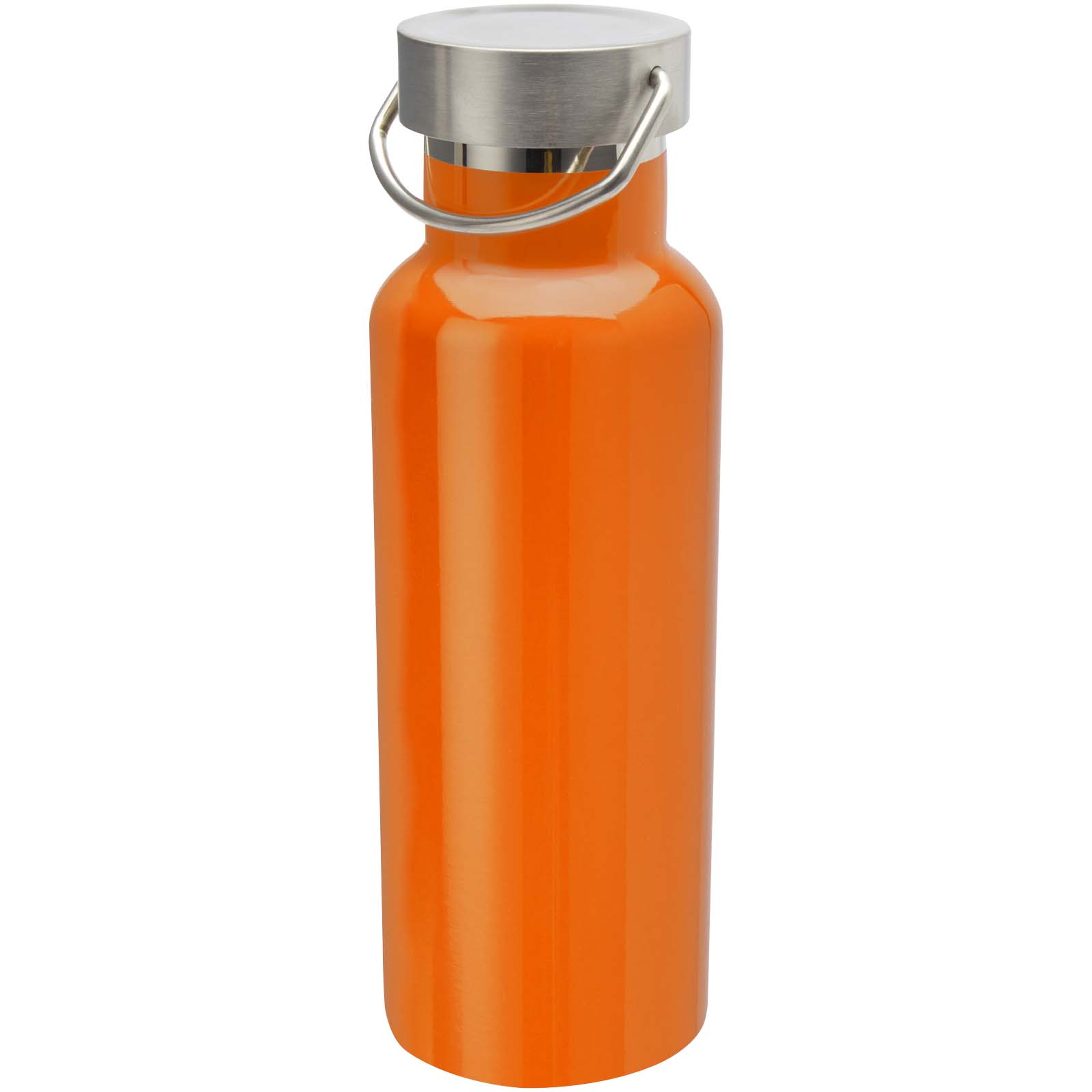 Thor 500 ml RCS-zertifizierte Trinkflasche aus Edelstahl orange