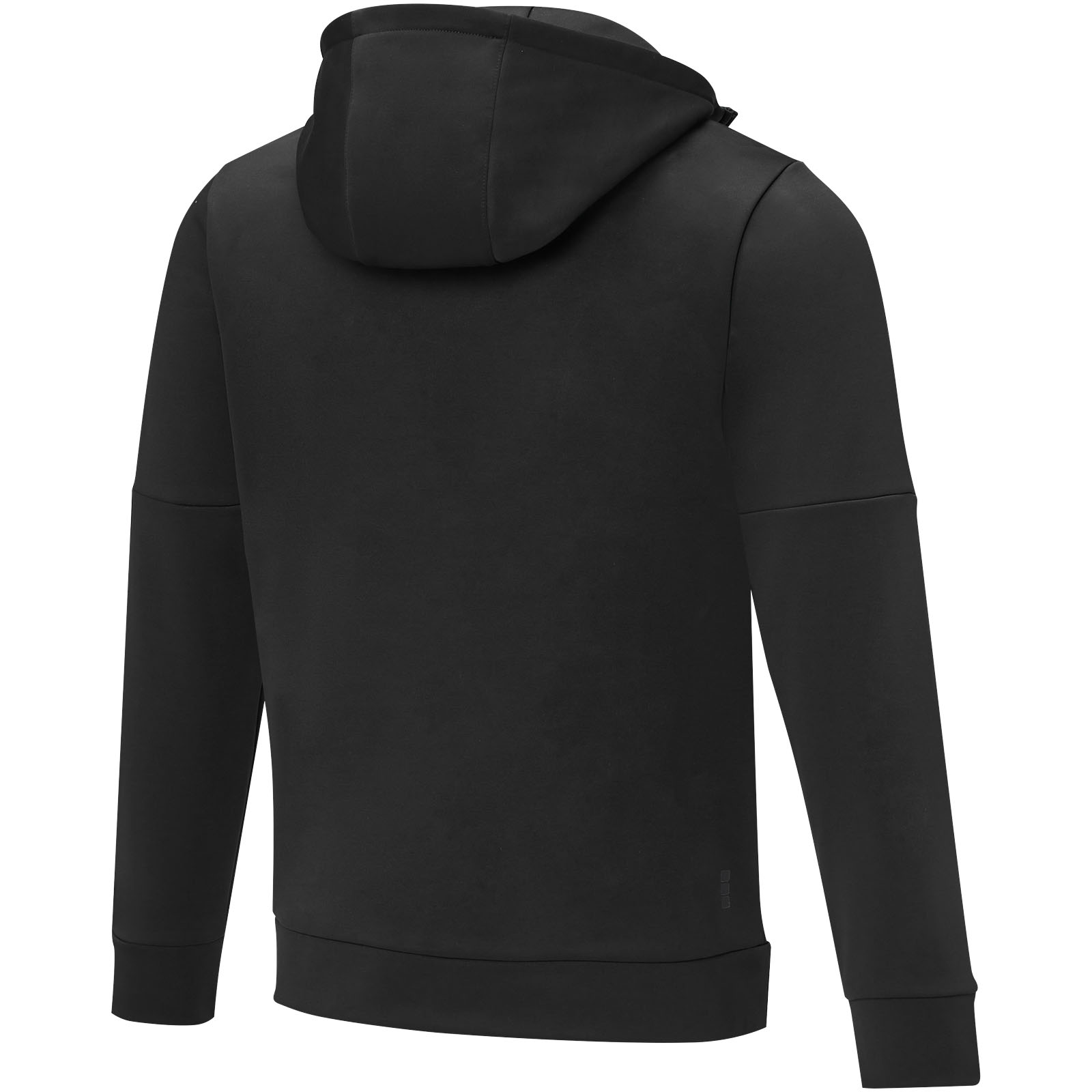 Sayan Kapuzenpullover mit halbem Reißverschluss für Herren schwarz