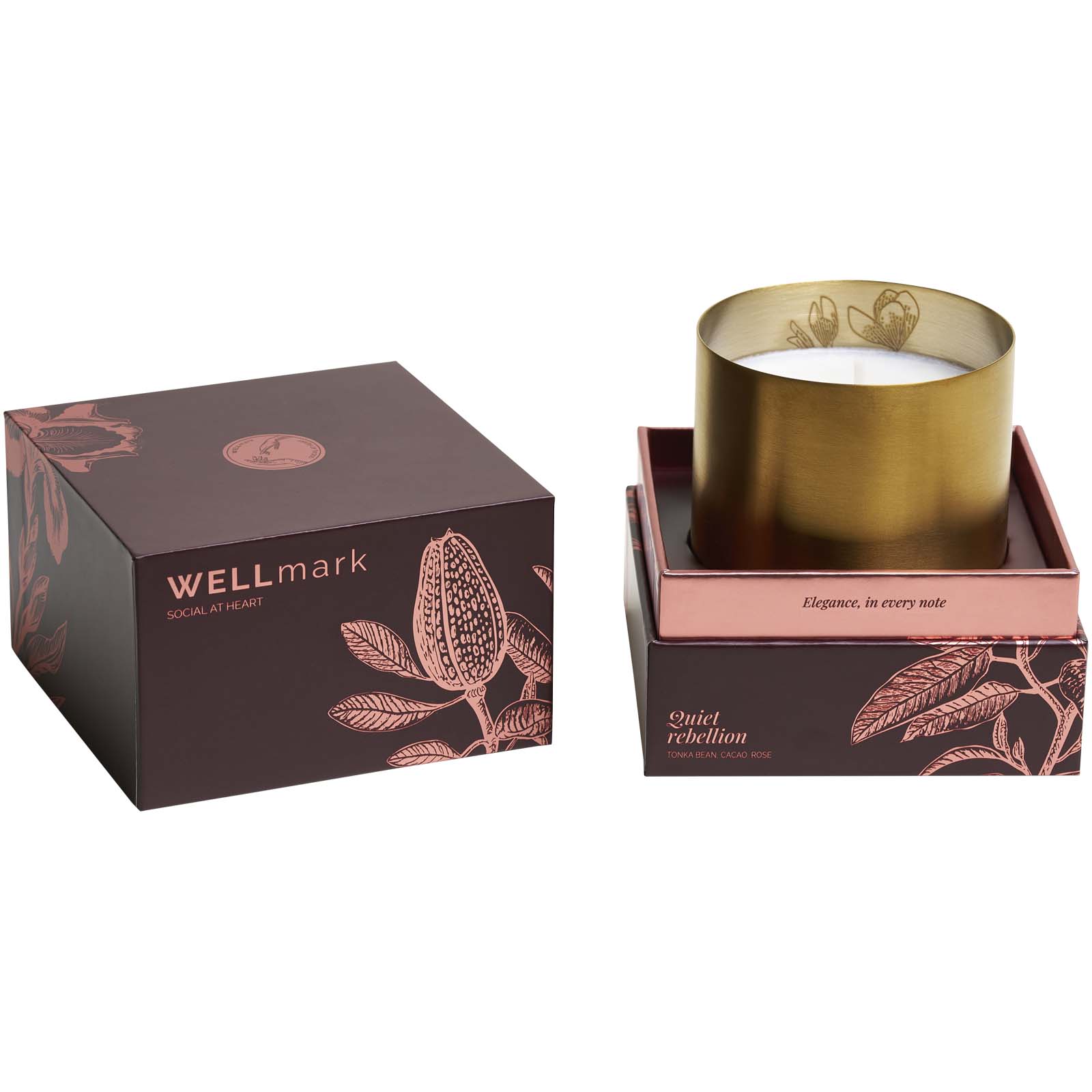 Wellmark Duftkerze gold
