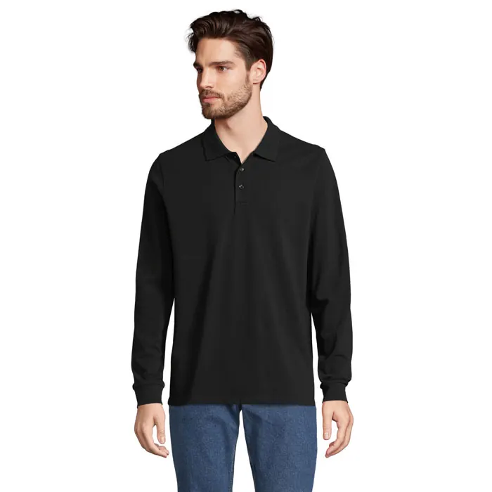 Unisex-Langarm-Poloshirt 200 Prime