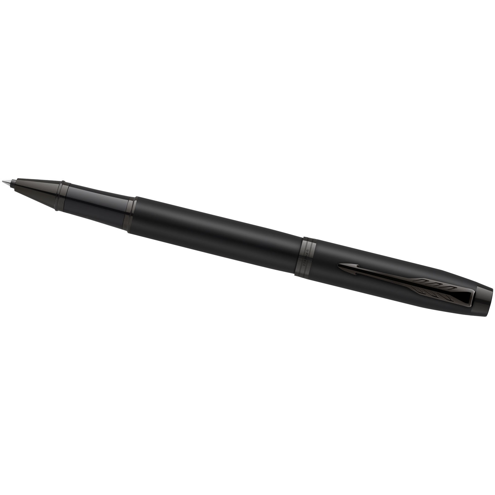 Parker IM achromatischer Tintenroller (schwarze Mine) schwarz