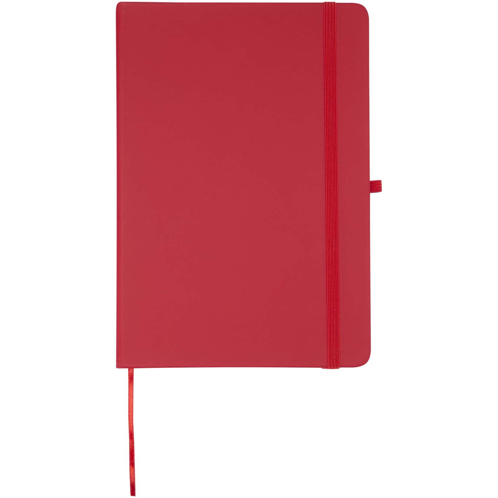 Spectrum Set A5 Hardcover Notizbuch aus Recyclingpapier und einem Kugelschreiber rot
