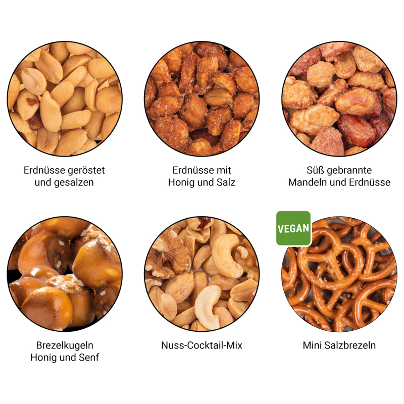 Snack Dose, Erdnüsse geröstet und gesalzen