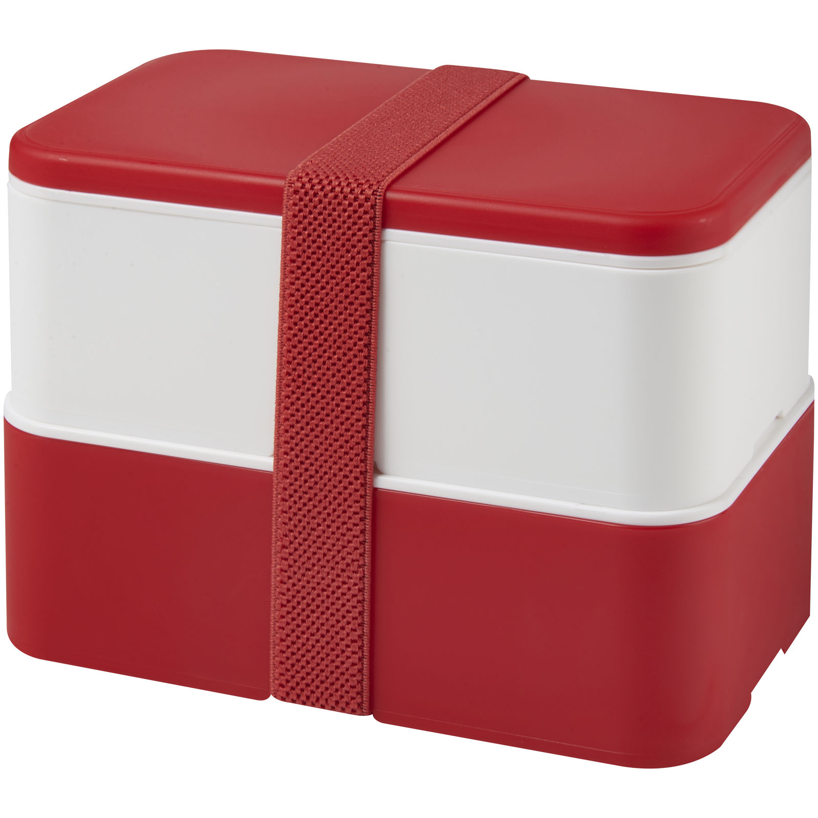 MIYO 700+700 ml Doppel-Lunchbox rot, weiss, rot