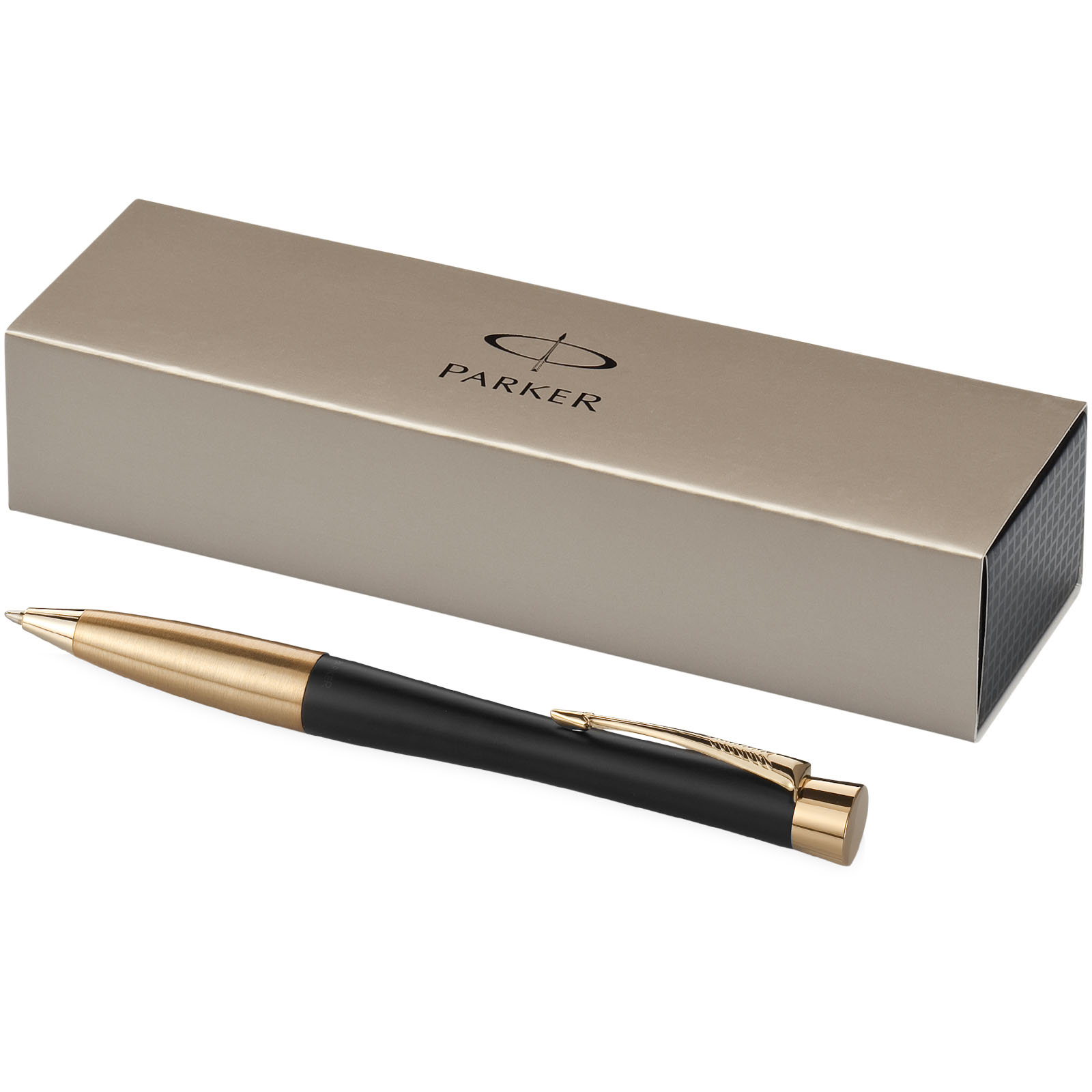 Parker Urban Kugelschreiber (blaue Mine) schwarz, gold