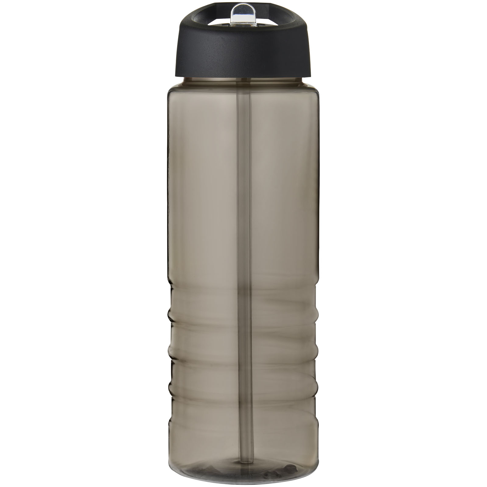 H2O Active® Treble 750 ml Sportflasche mit Ausgussdeckel charcoal, schwarz