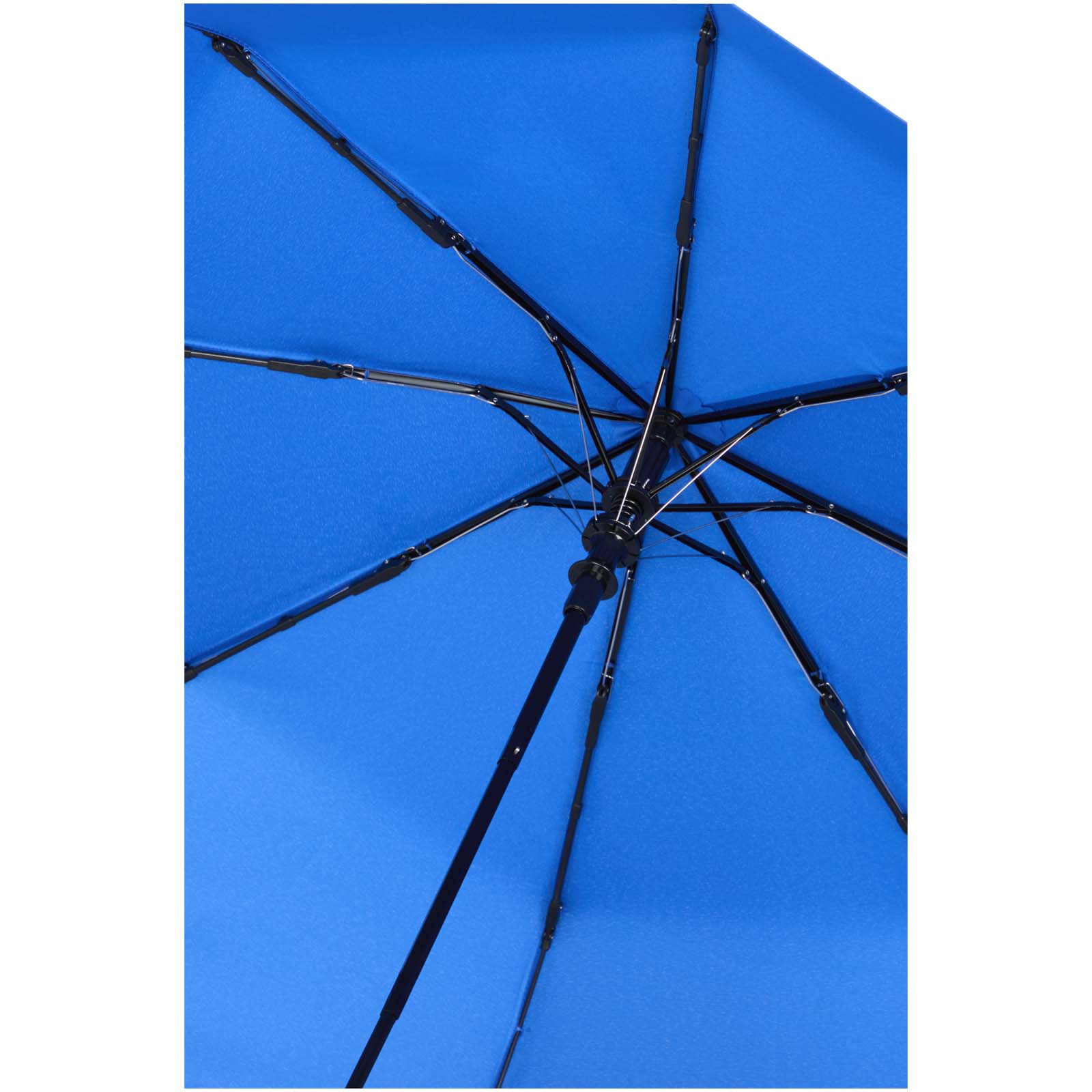 Agnes 21" faltbarer RPET-Regenschirm mit automatischer Öffnung royalblau