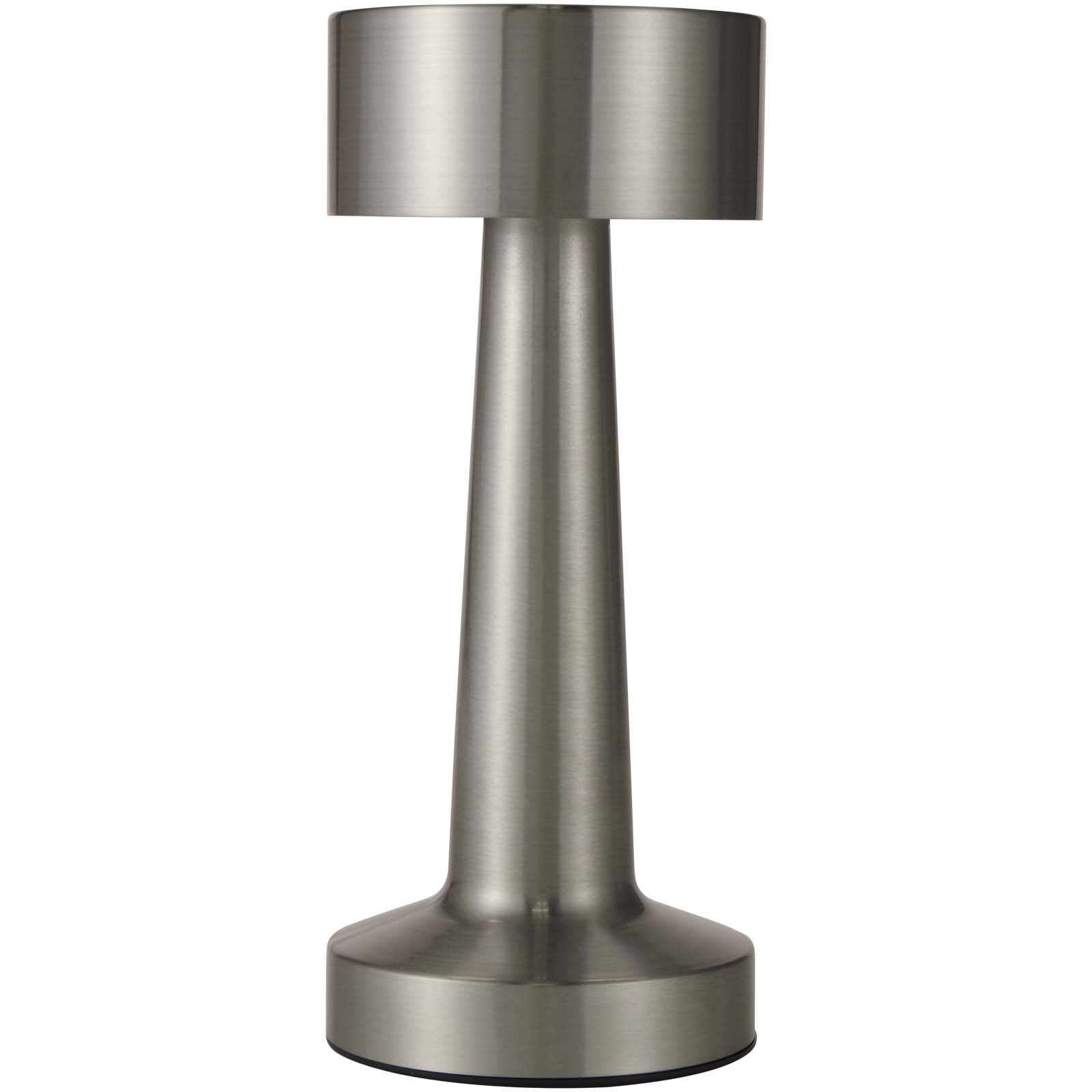 Aludra Wiederaufladbare dimmbare Tischlampe mit 3 Lichtmodi silber