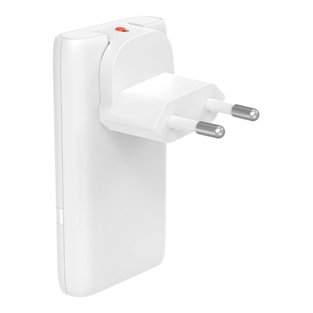 SKROSS® Klip Slim 65W Mehrfach-Ladegerät weiss