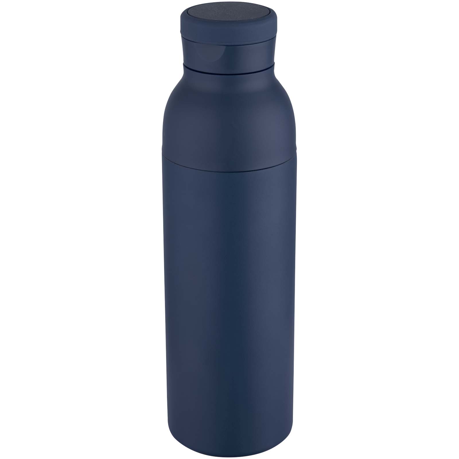 Illuminate 650 ml RCS doppelwandige Isolierflasche aus recyceltem Edelstahl navy