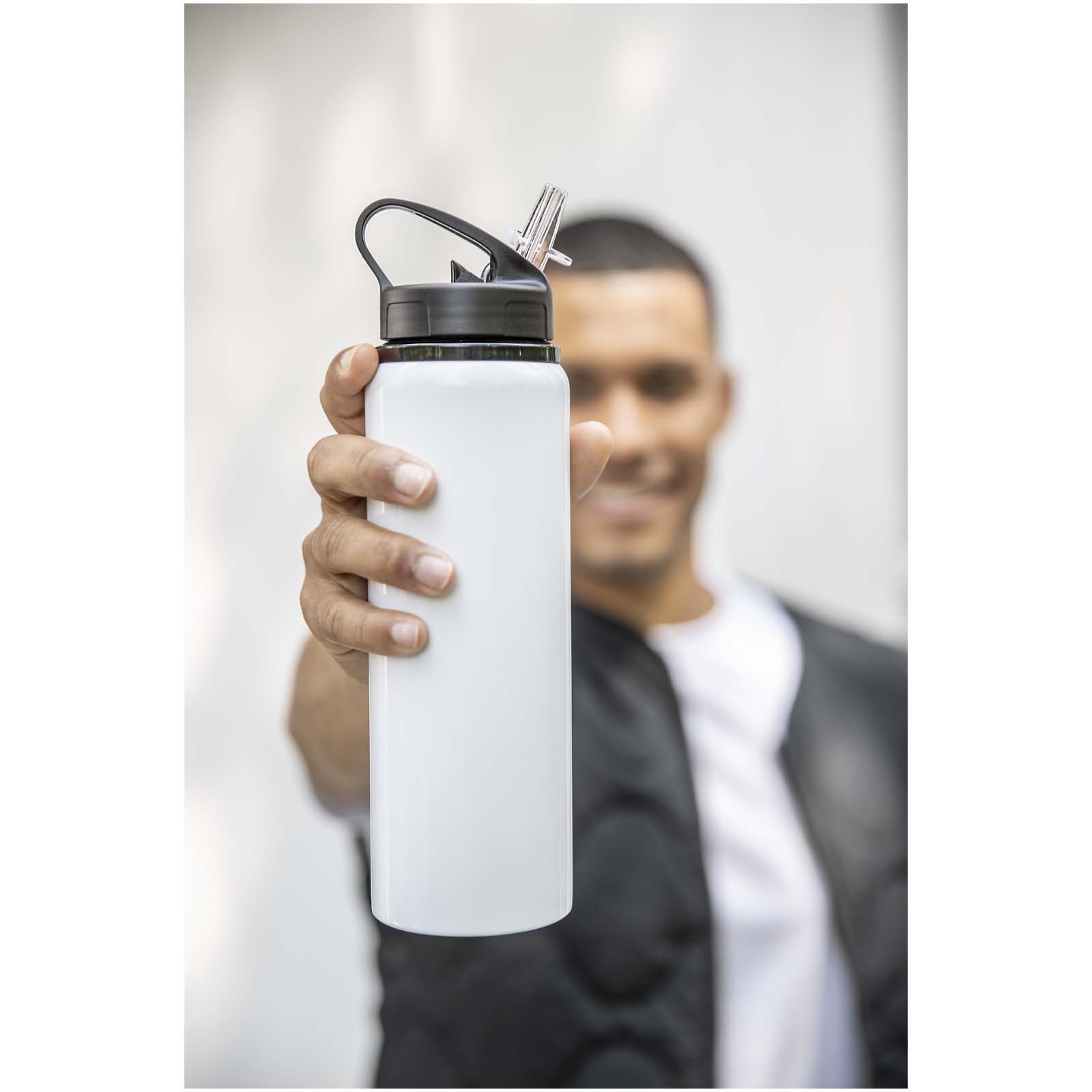 Fitz 800 ml einwandige Trinkflasche aus recyceltem Edelstahl