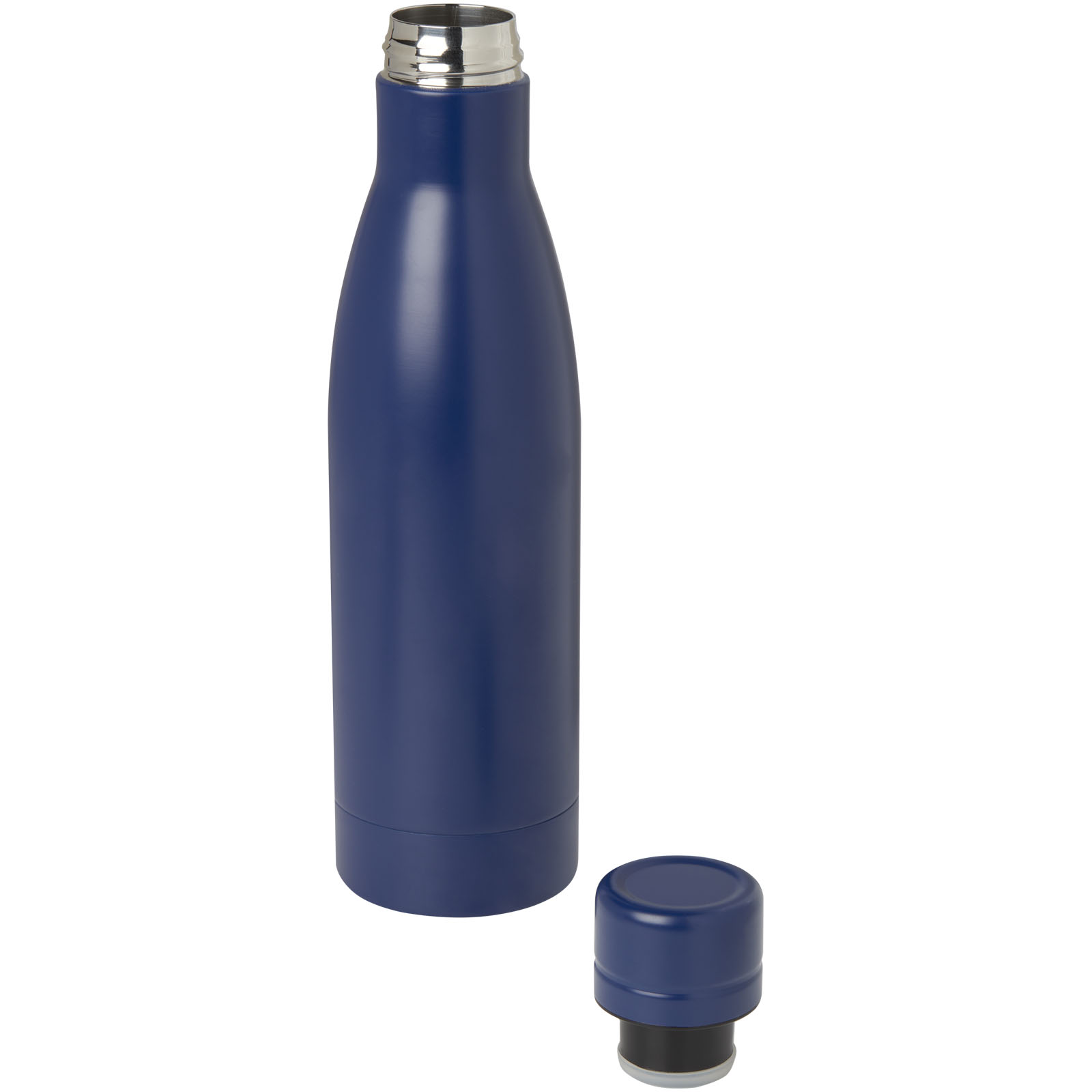 Vasa RCS-zertifizierte Kupfer-Vakuum Isolierflasche aus recyceltem Edelstahl, 500 ml blau