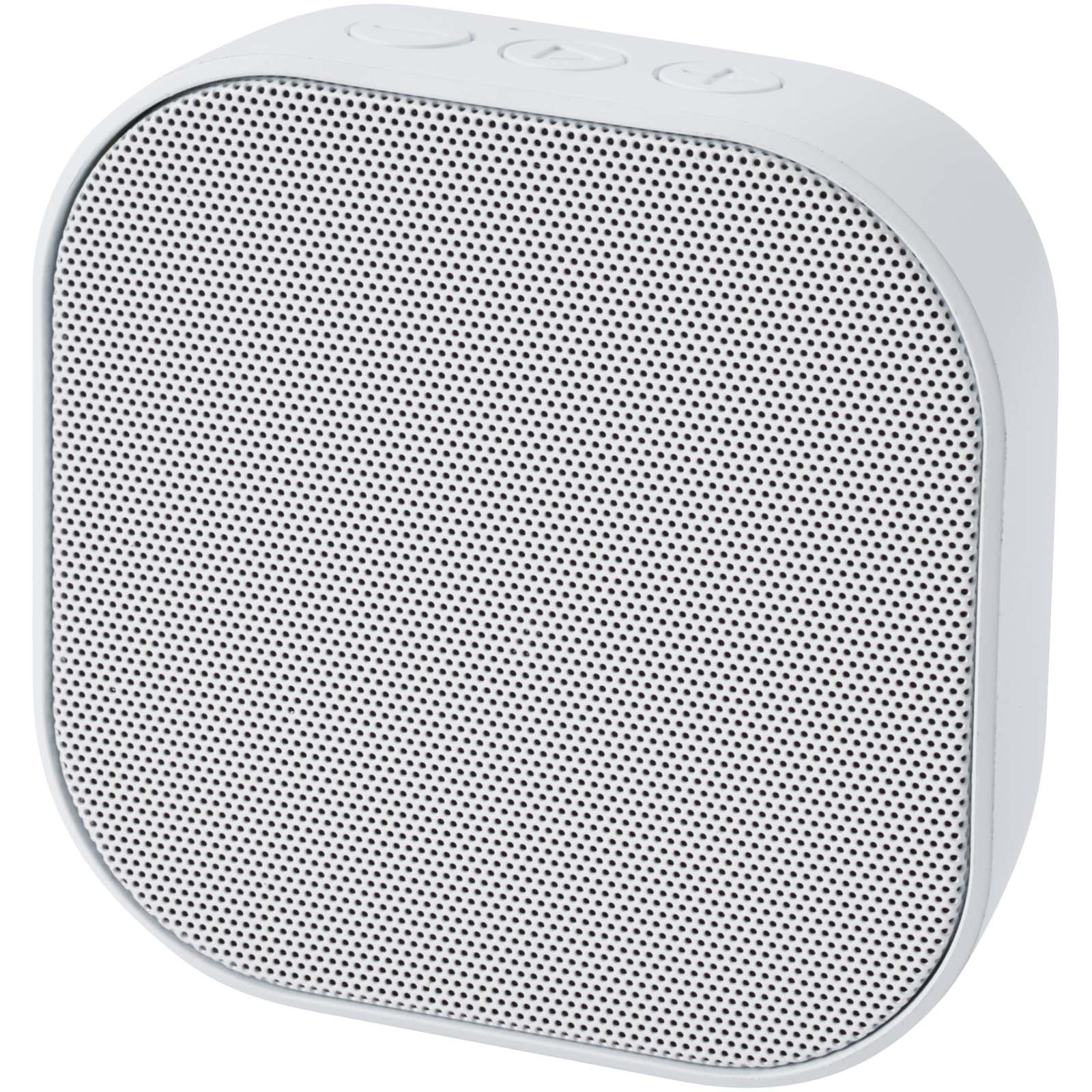 Stark 2.0 3 W Mini-Bluetooth®-Lautsprecher aus recyceltem RCS Kunststoff weiss