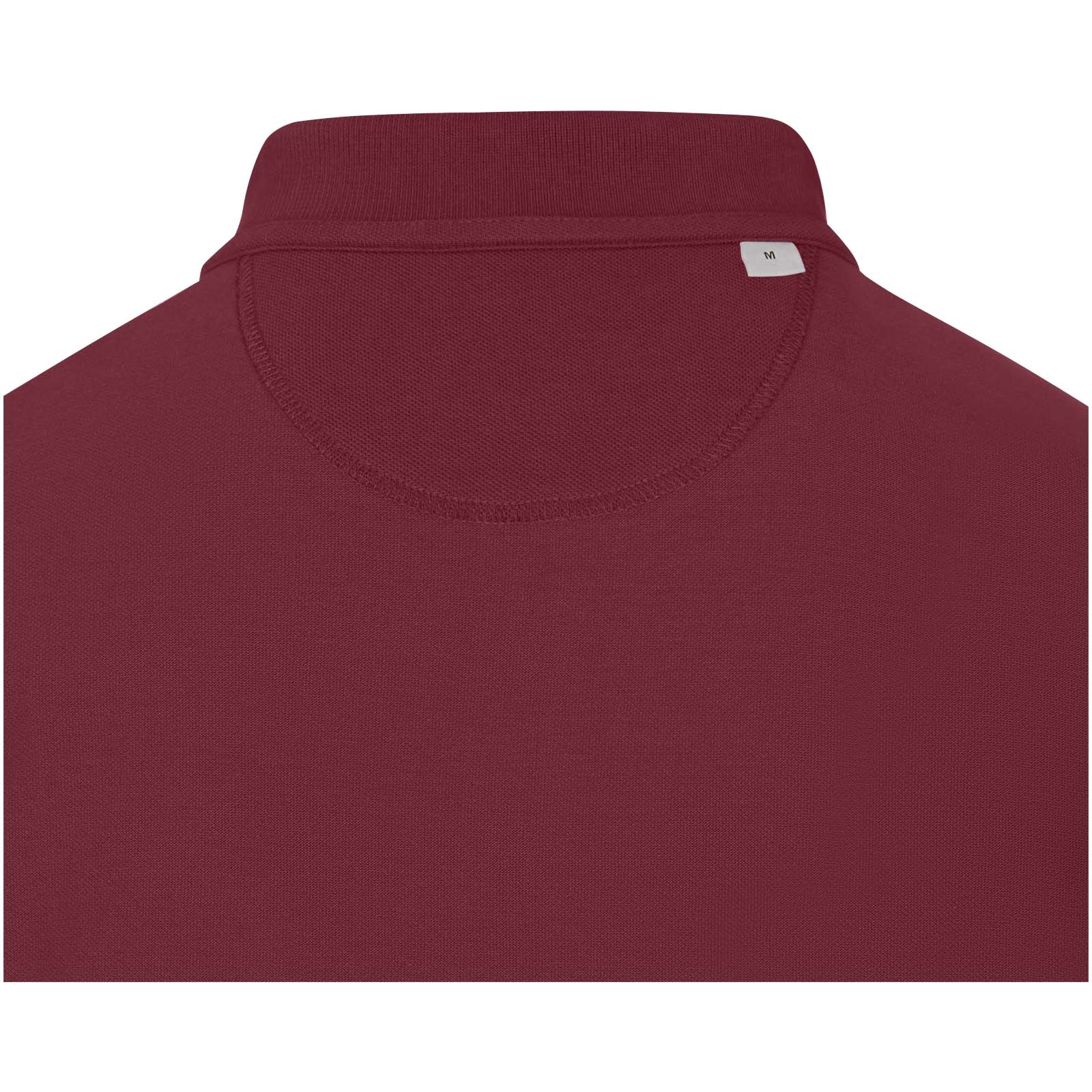 Calgary 180 g/m² Langarm Poloshirt für Herren Tiefes Burgunderrot