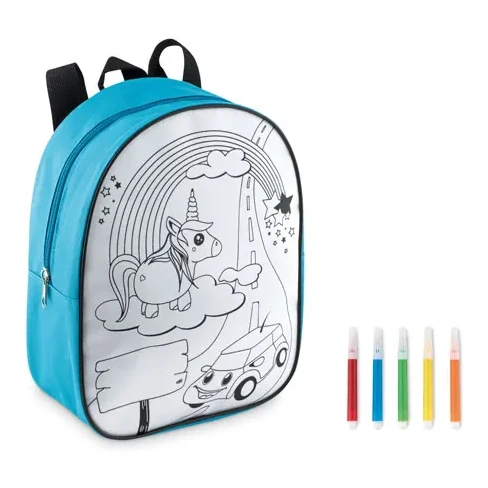Rucksack mit 5 Filzstiften