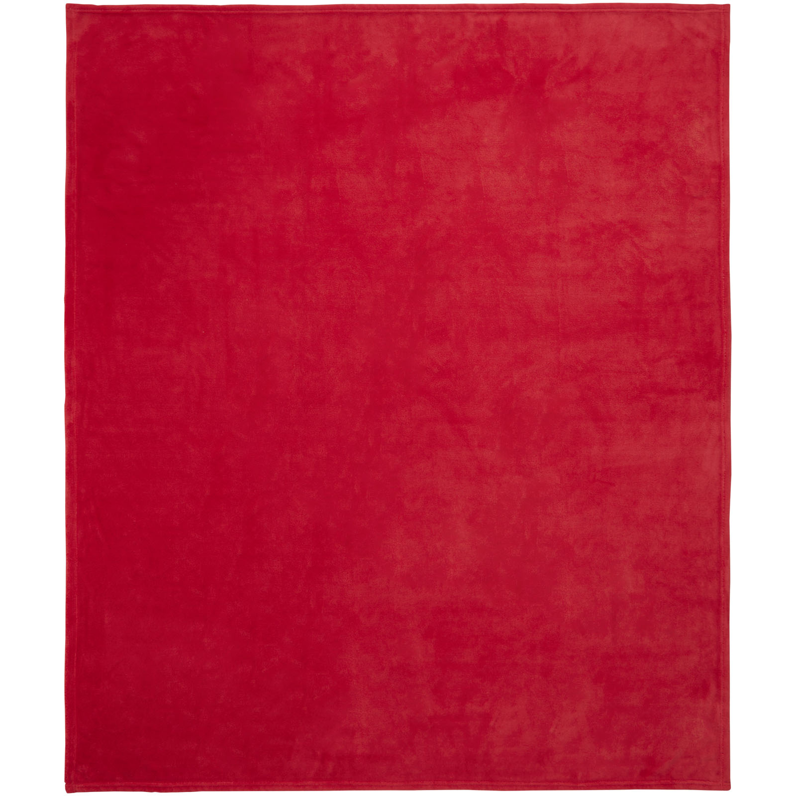 Bay Plaid-Decke aus extraweichem Coral-Fleece rot