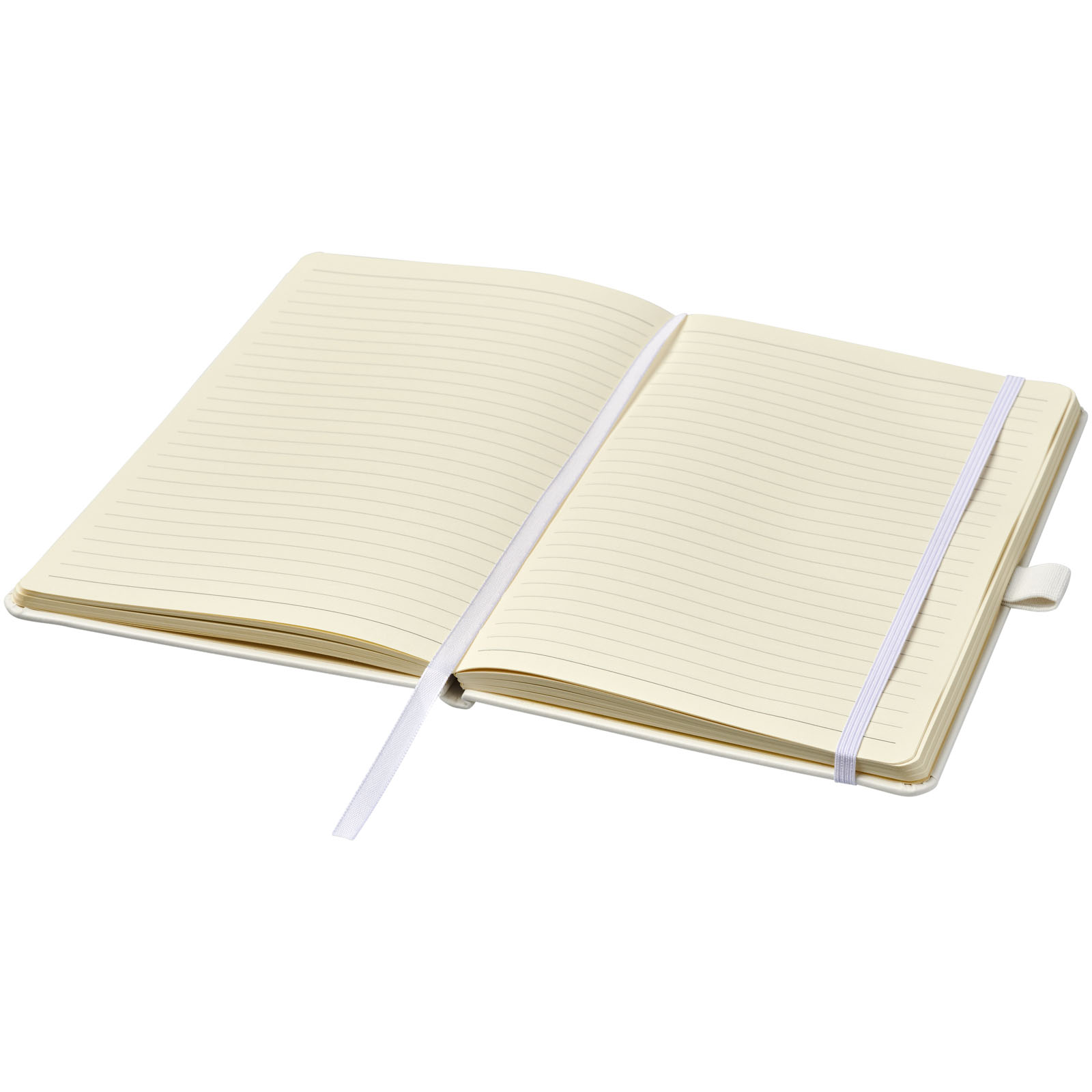 Nova A5 gebundenes Notizbuch weiss