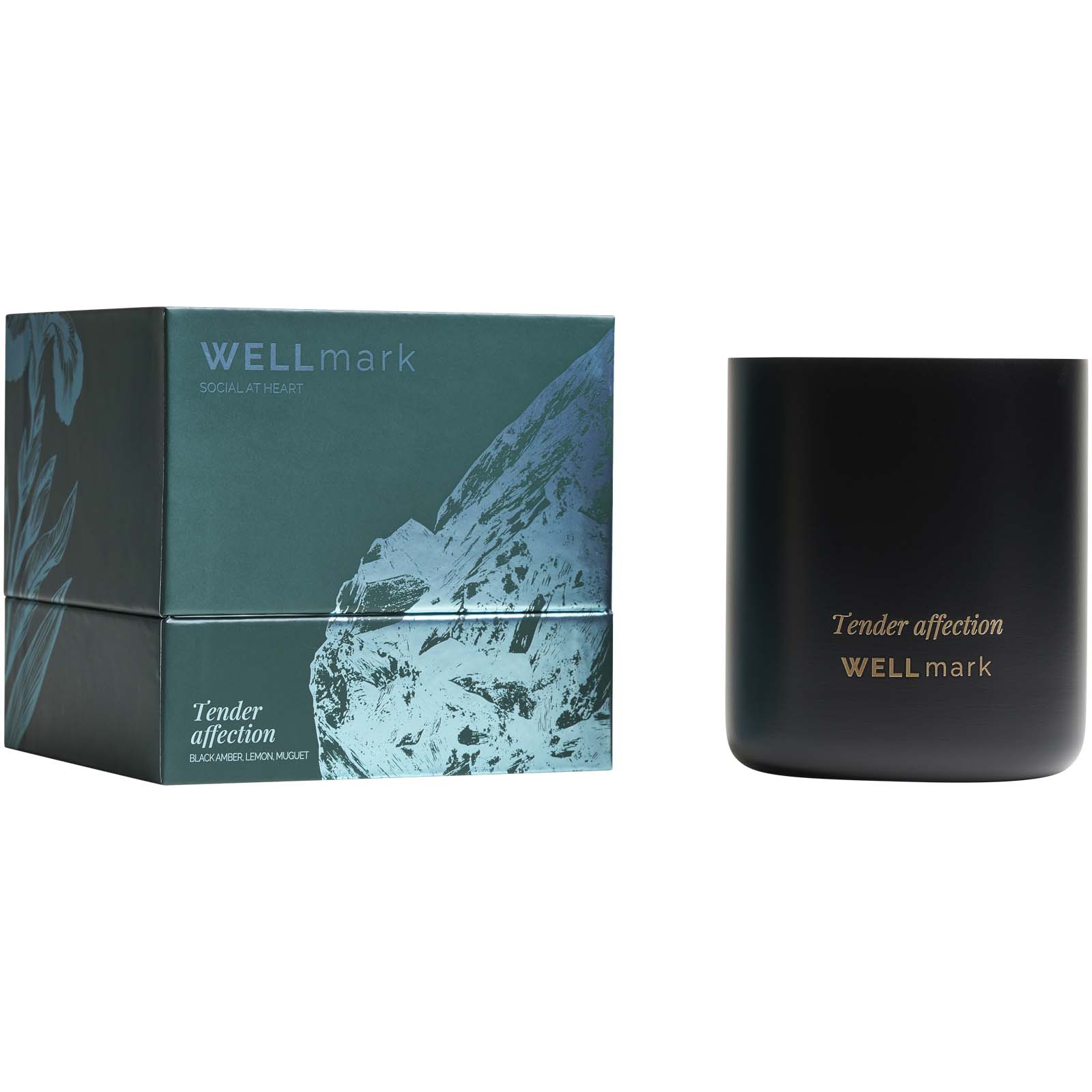Wellmark Duftkerze schwarz