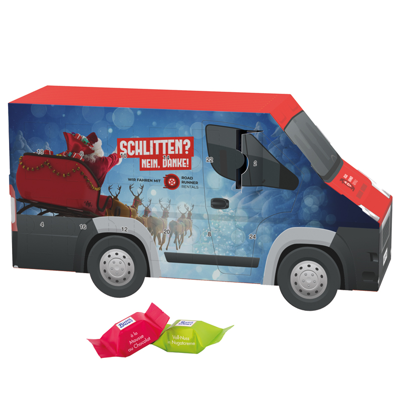 Adventskalender Transporter, Sarotti Schokotäfelchen
