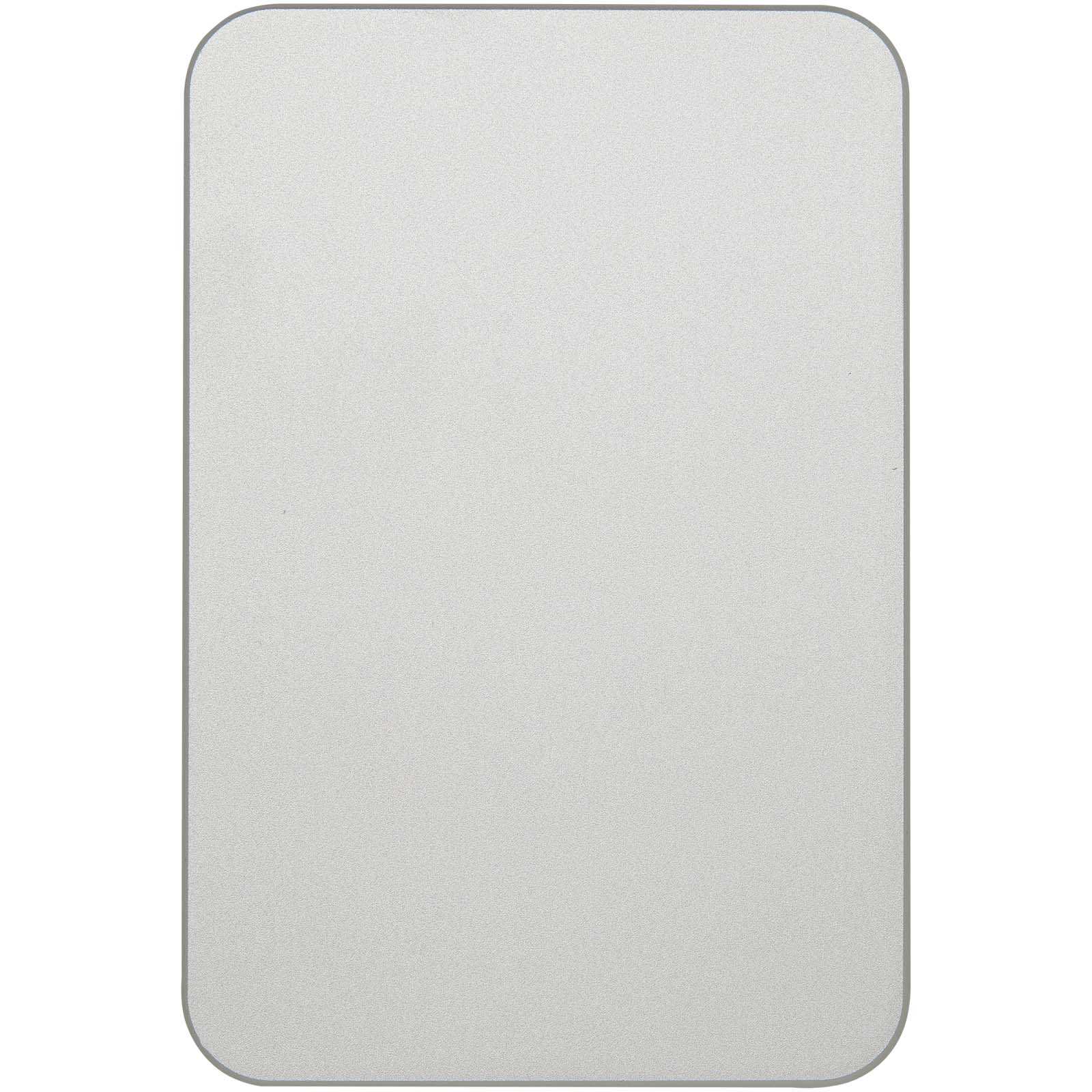 Avis 5000 mAh RCS Powerbank aus recyceltem Aluminium mit Magnetfunktion silber