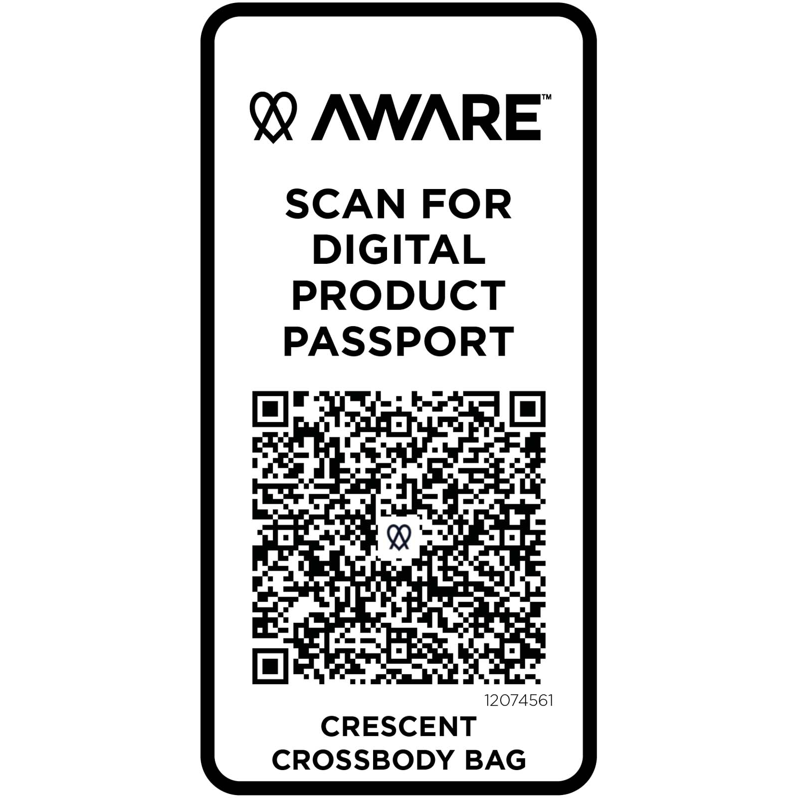 Trace 500 g/m² Aware™ recycelte Umhängetasche grün