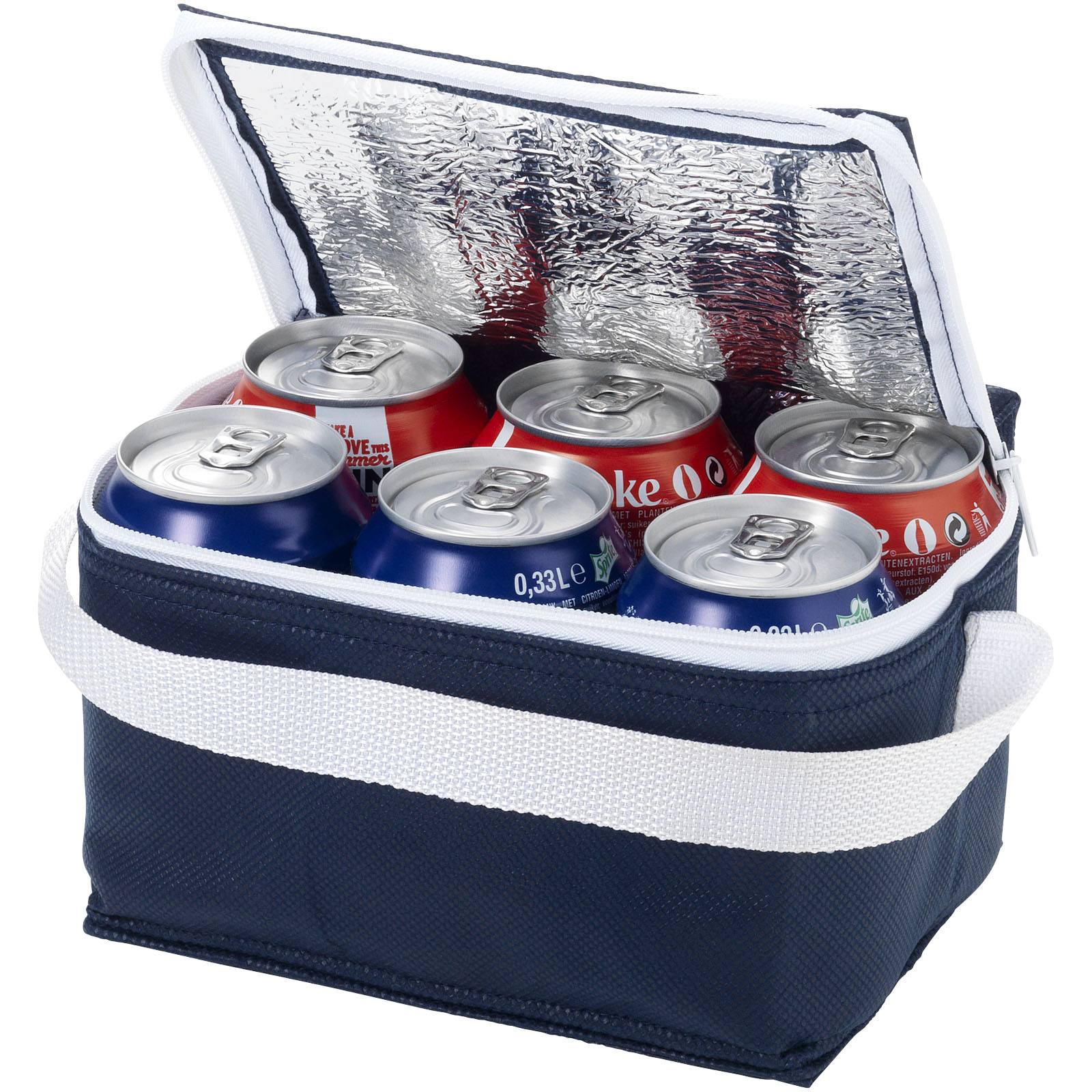Spectrum Kühltasche für 6 Dosen 4L navy