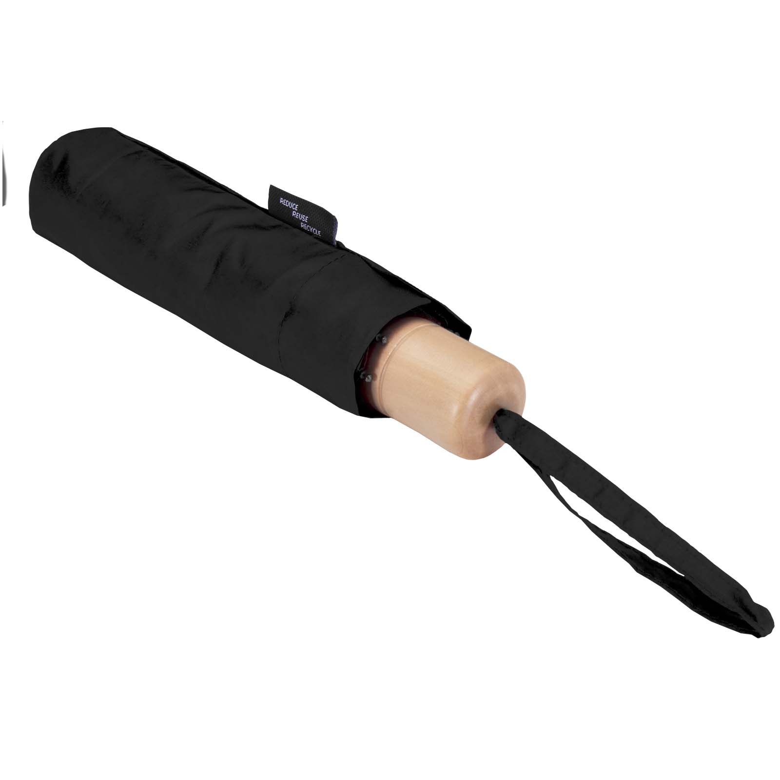 Dane 21" RPET Kompaktregenschirm schwarz