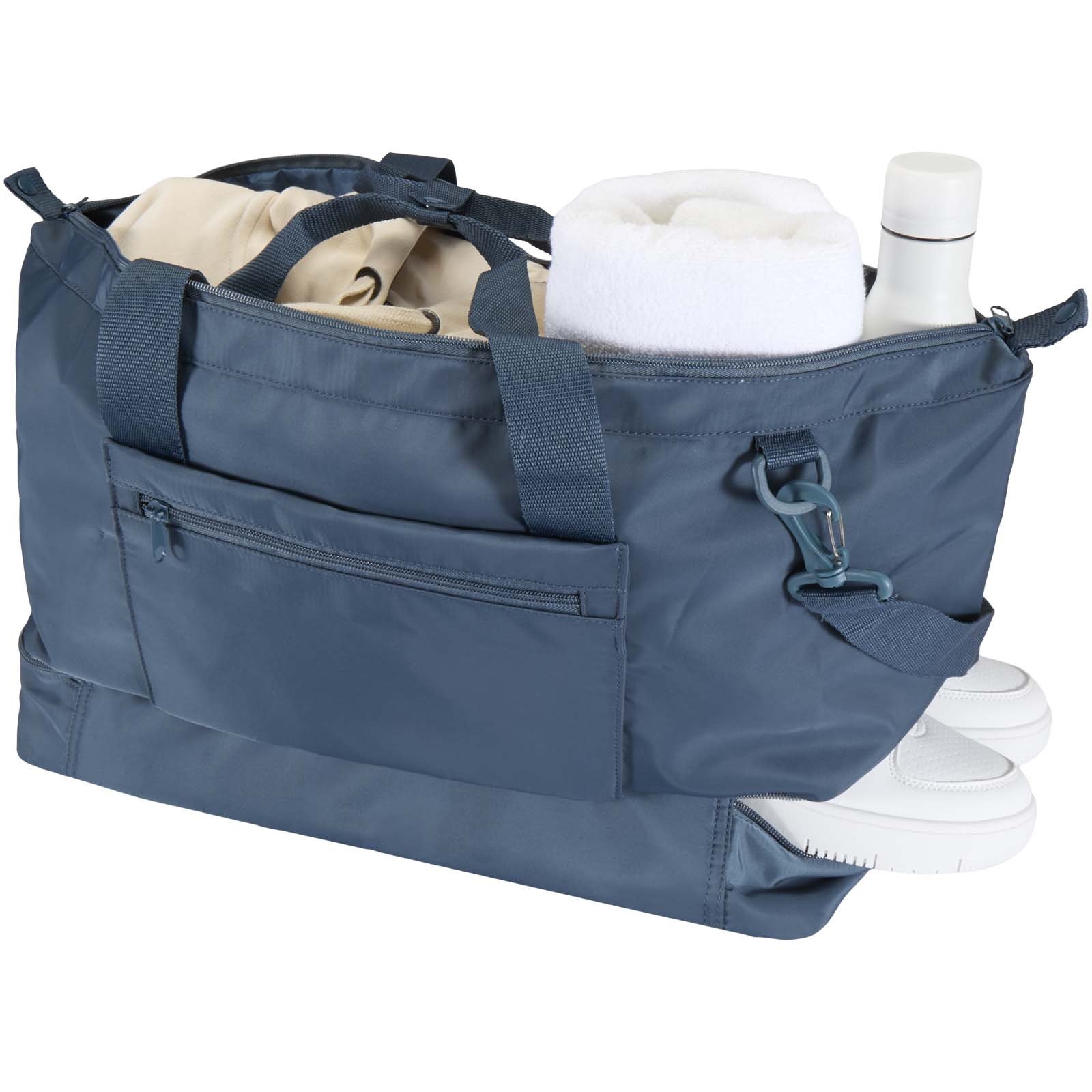 Trip Aware™ recycelte Reisetasche 42L hale blau