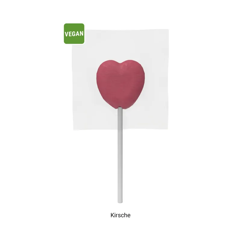 Werbe-Lolly in Kartonhülle, ohne Stanzung