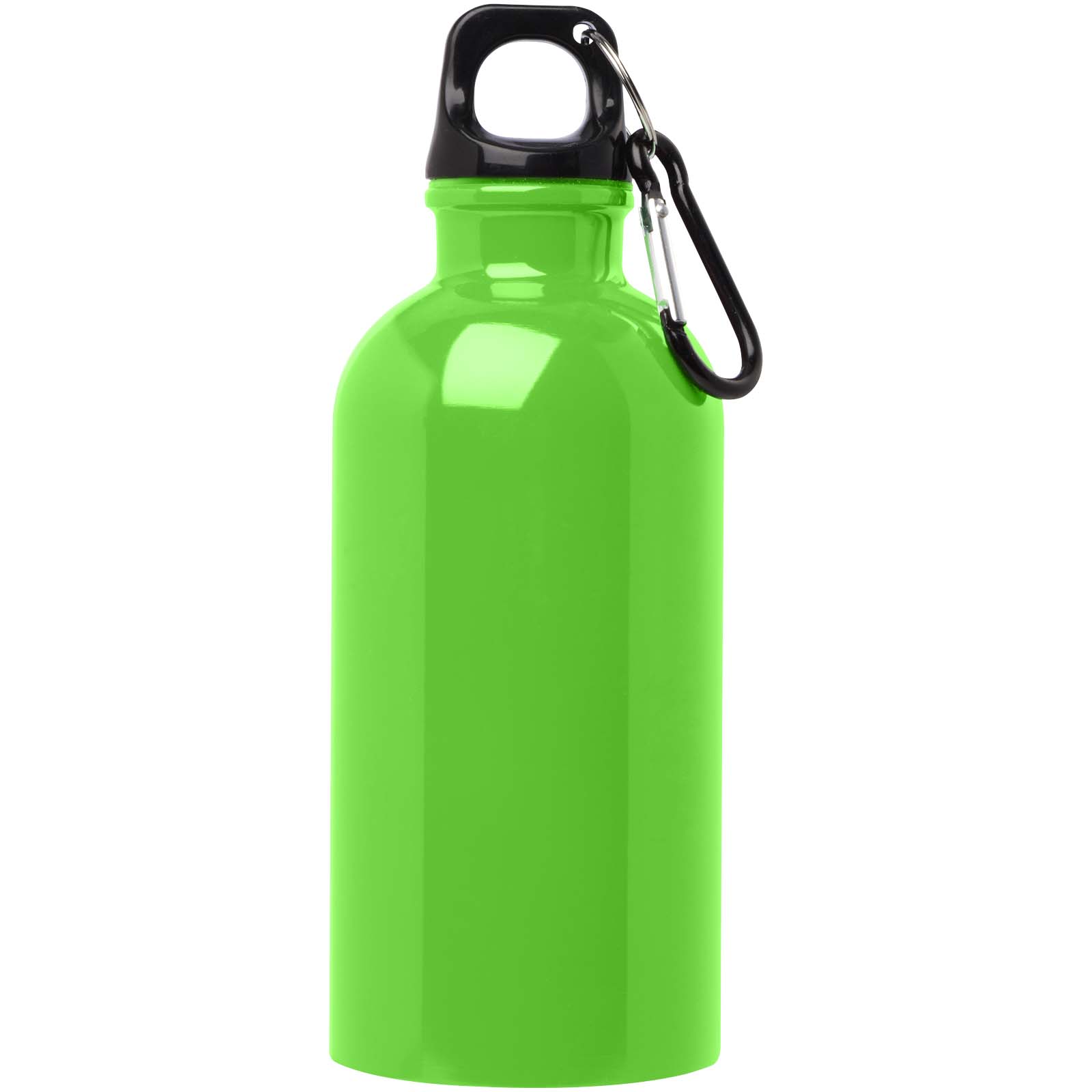 Oregon 400 ml RCS-zertifizierte, einwandige Trinkflasche aus Edelstahl mit Karabinerhaken apfelgrün