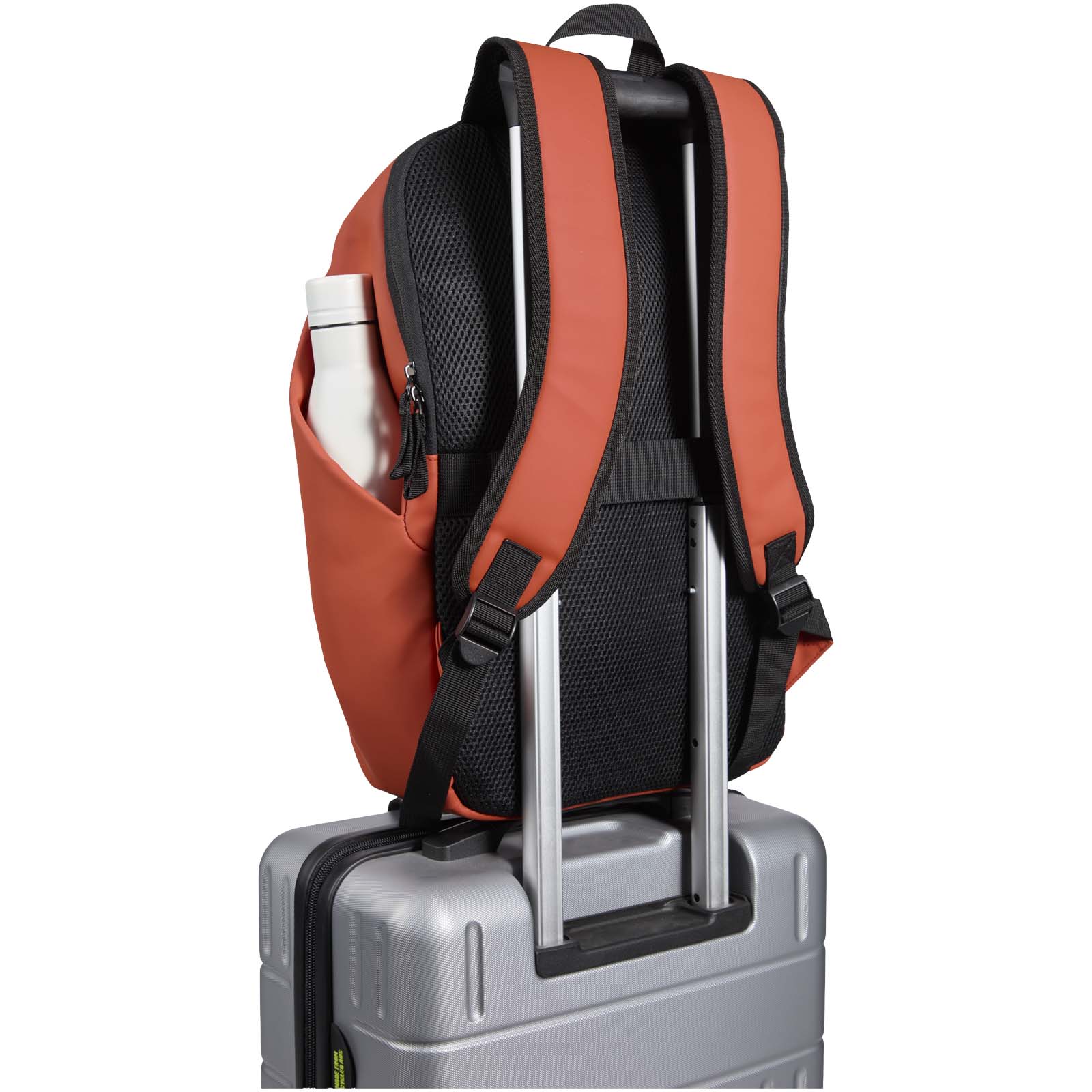 Resi Plus 15" GRS recycelter diebstahlsicherer Rucksack 18L ziegelstein