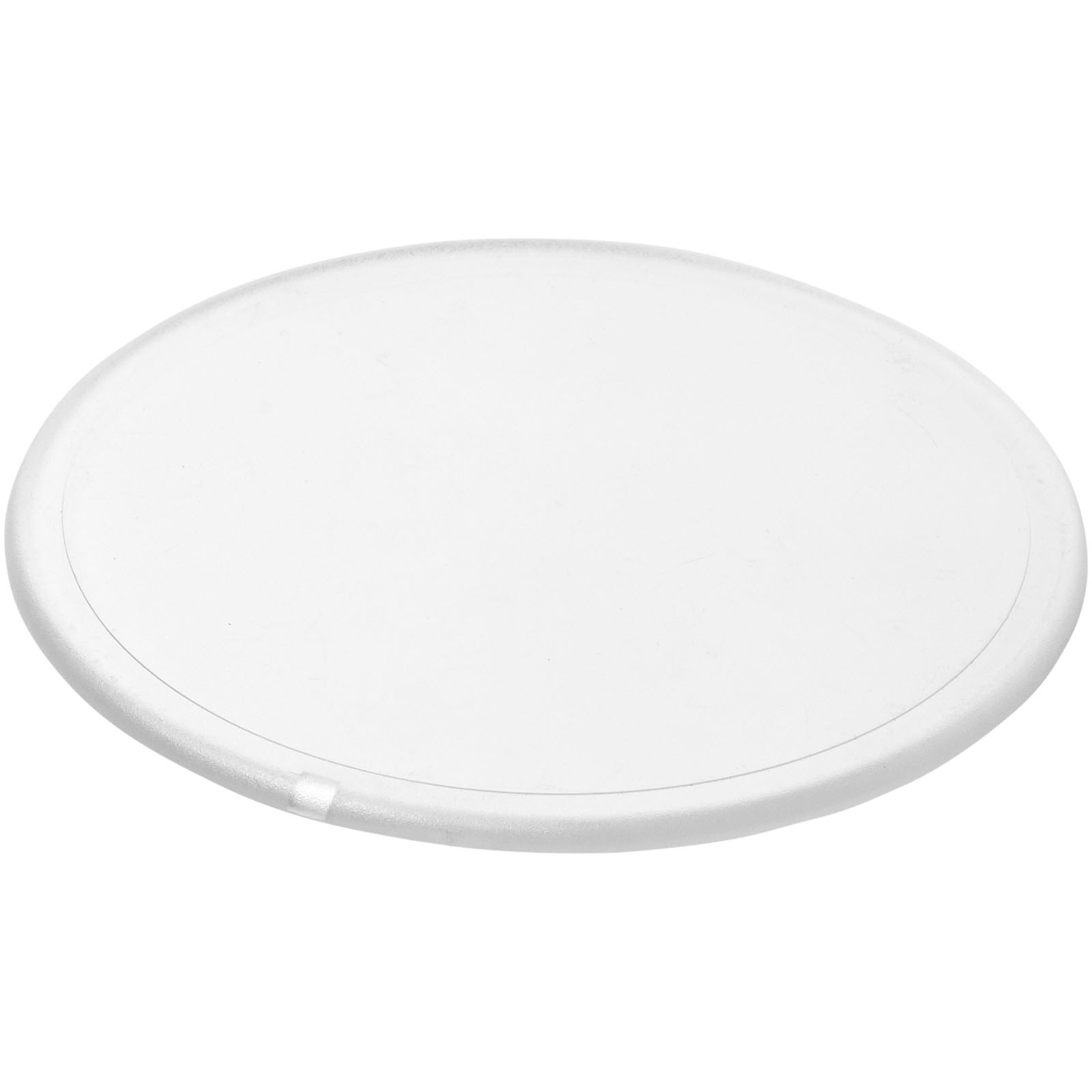 Renzo runder Kunststoffuntersetzer transparent klar