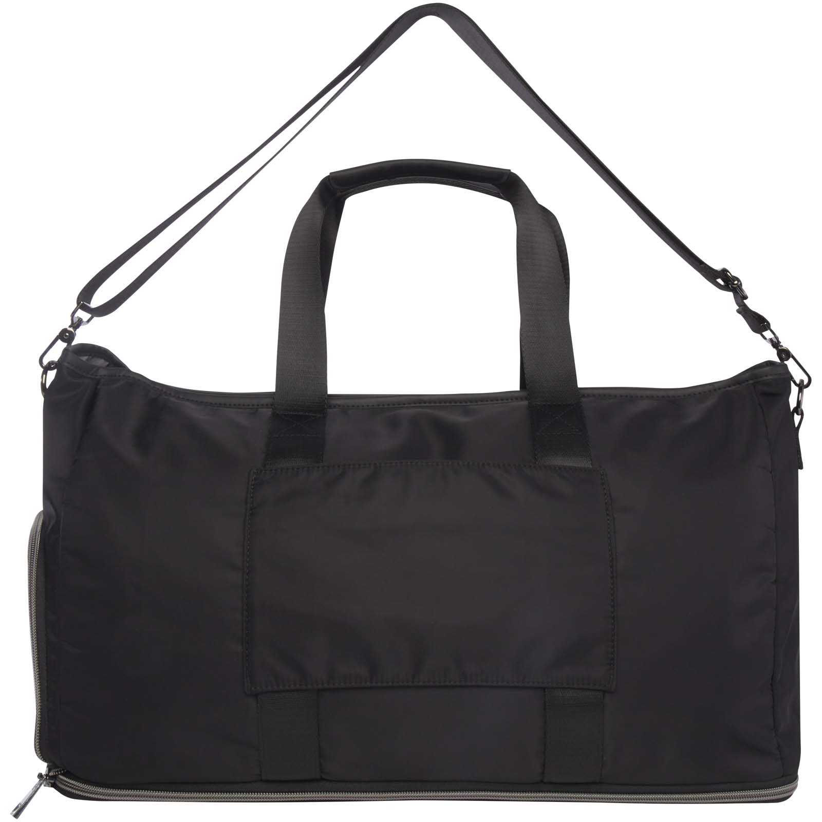 Rhine erweiterbare Reisetasche aus recyceltem Material 35 L schwarz