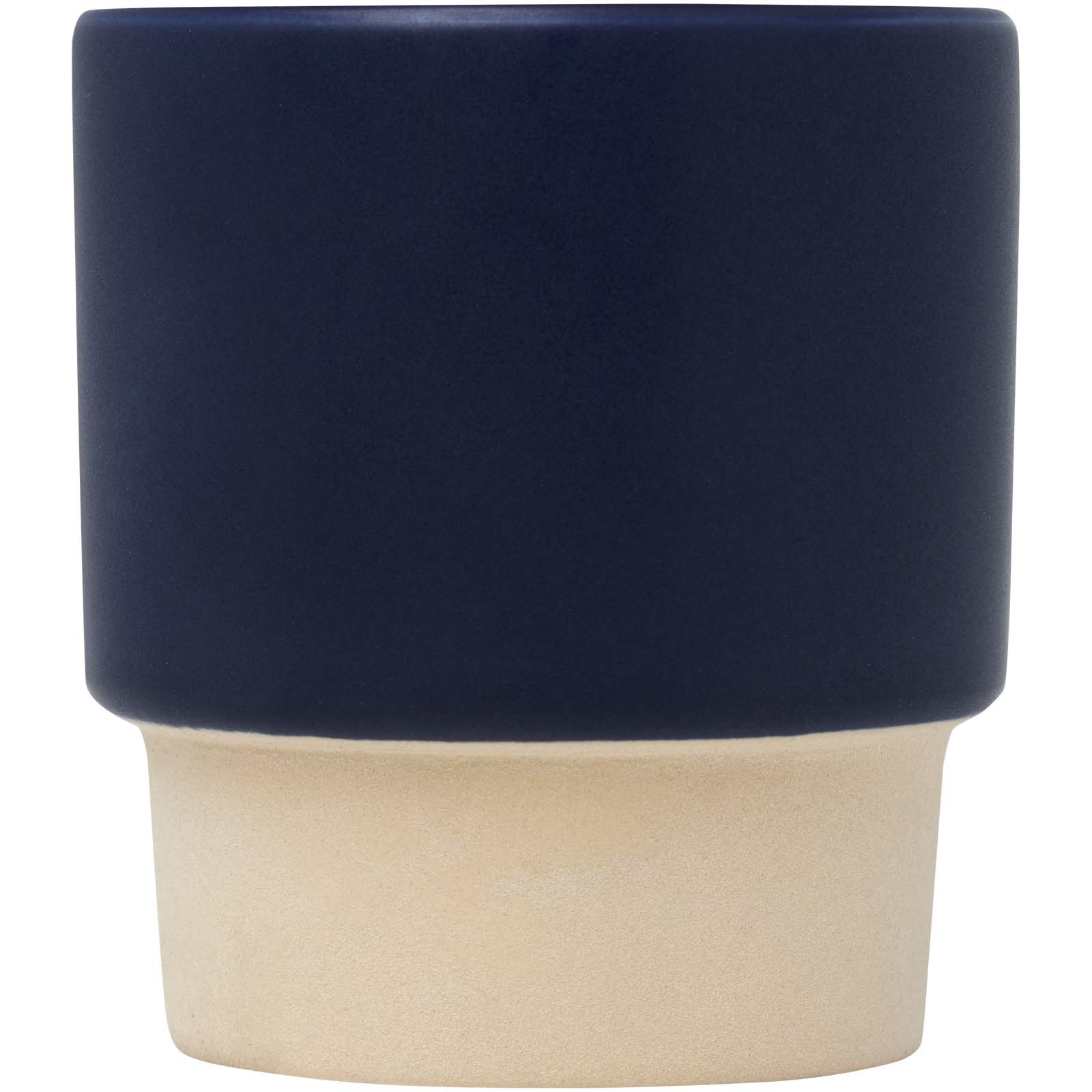 Olympia 130 ml stapelbarer Expresso Becher mit Tonboden navy