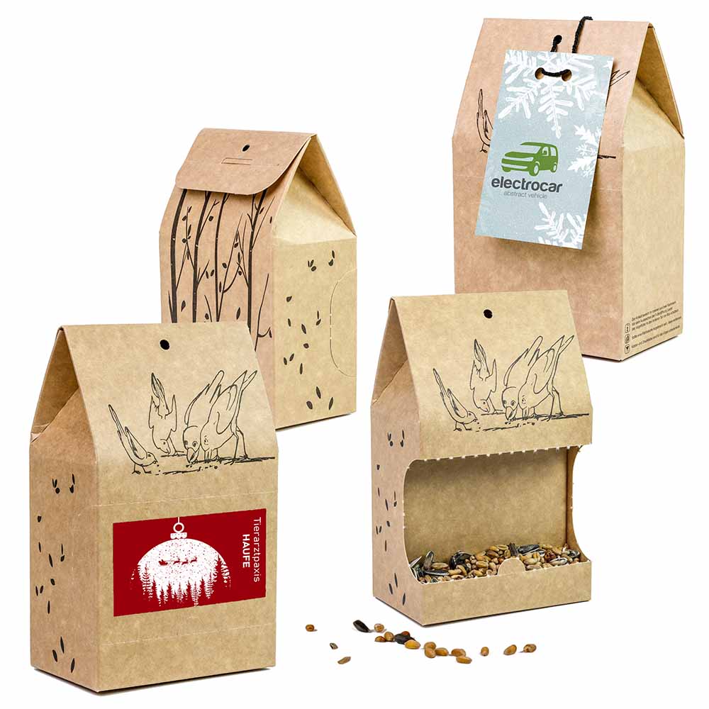Vogelfutter To-Go - Weihnachten