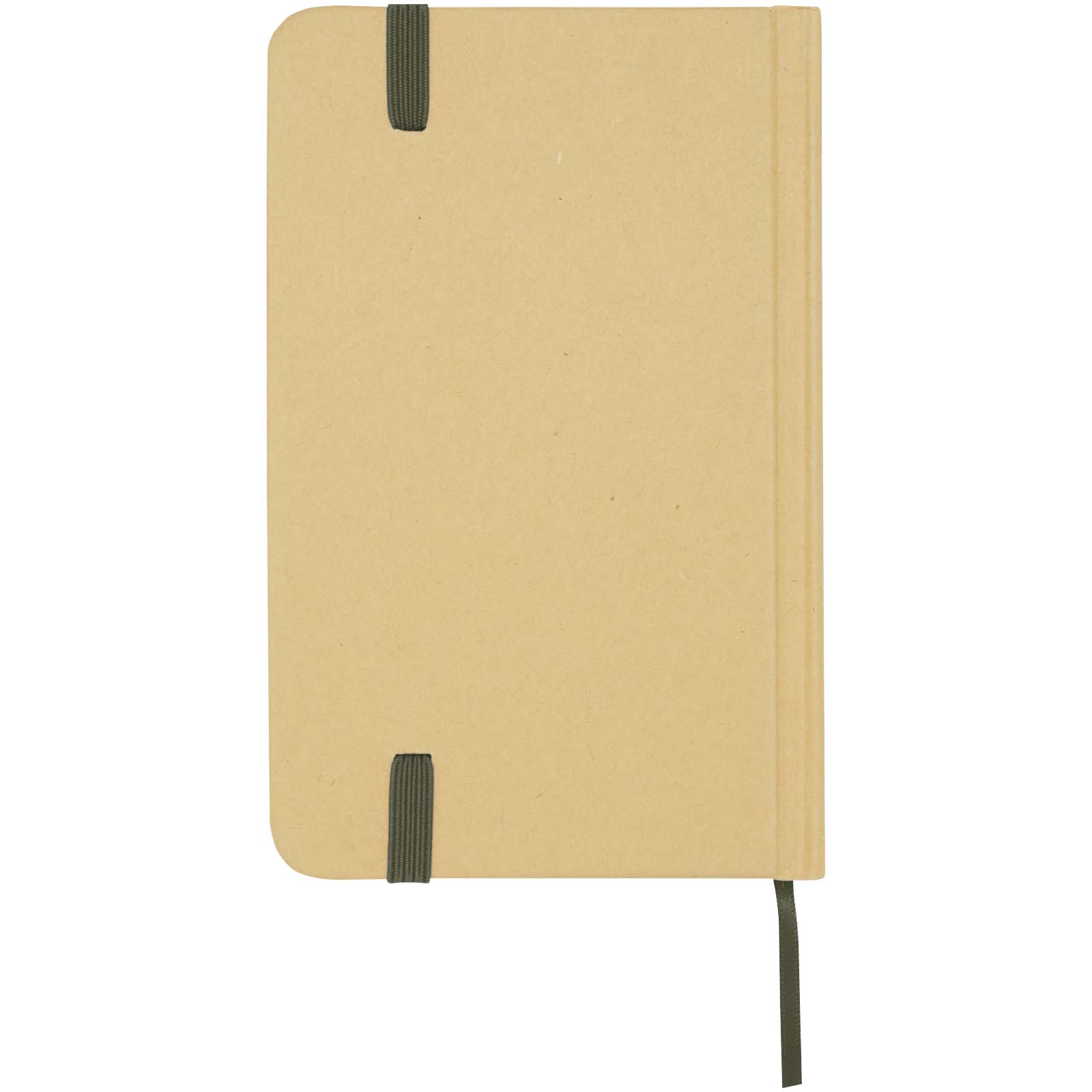 Reed A6 Hardcover Notizbuch, blanko, aus recyceltem Material waldgrün