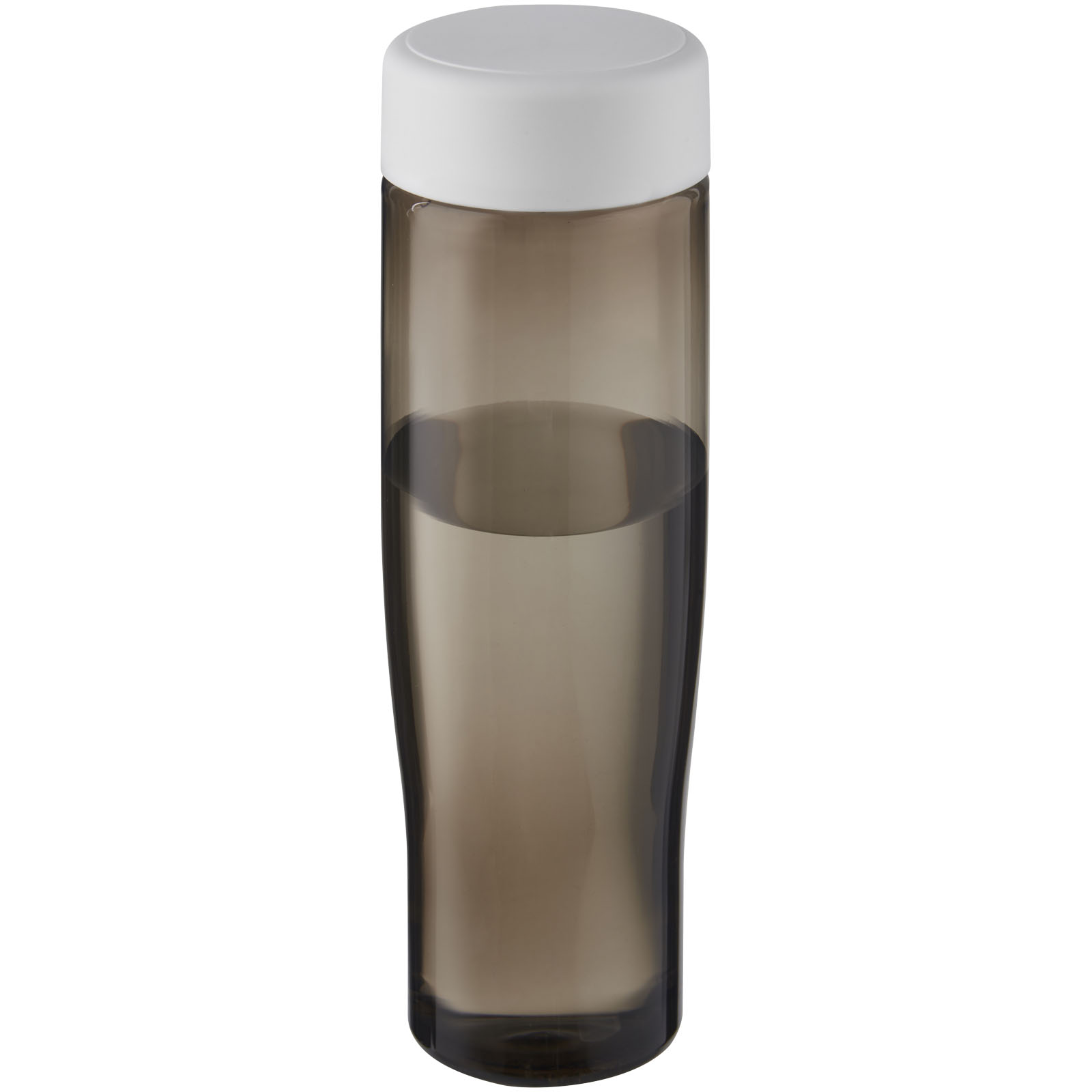 H2O Active® Eco Tempo 700 ml Wasserflasche mit Drehdeckel weiss, kohle