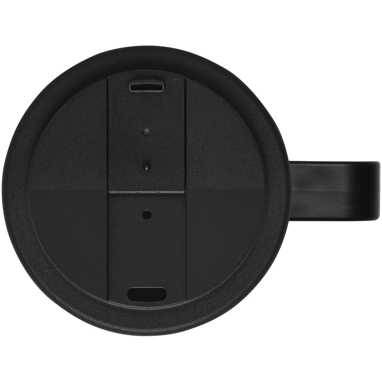Brite-Ameriano® Grande 350 ml Isolierbecher mit auslaufsicherem Schraubverschluss schwarz, schwarz